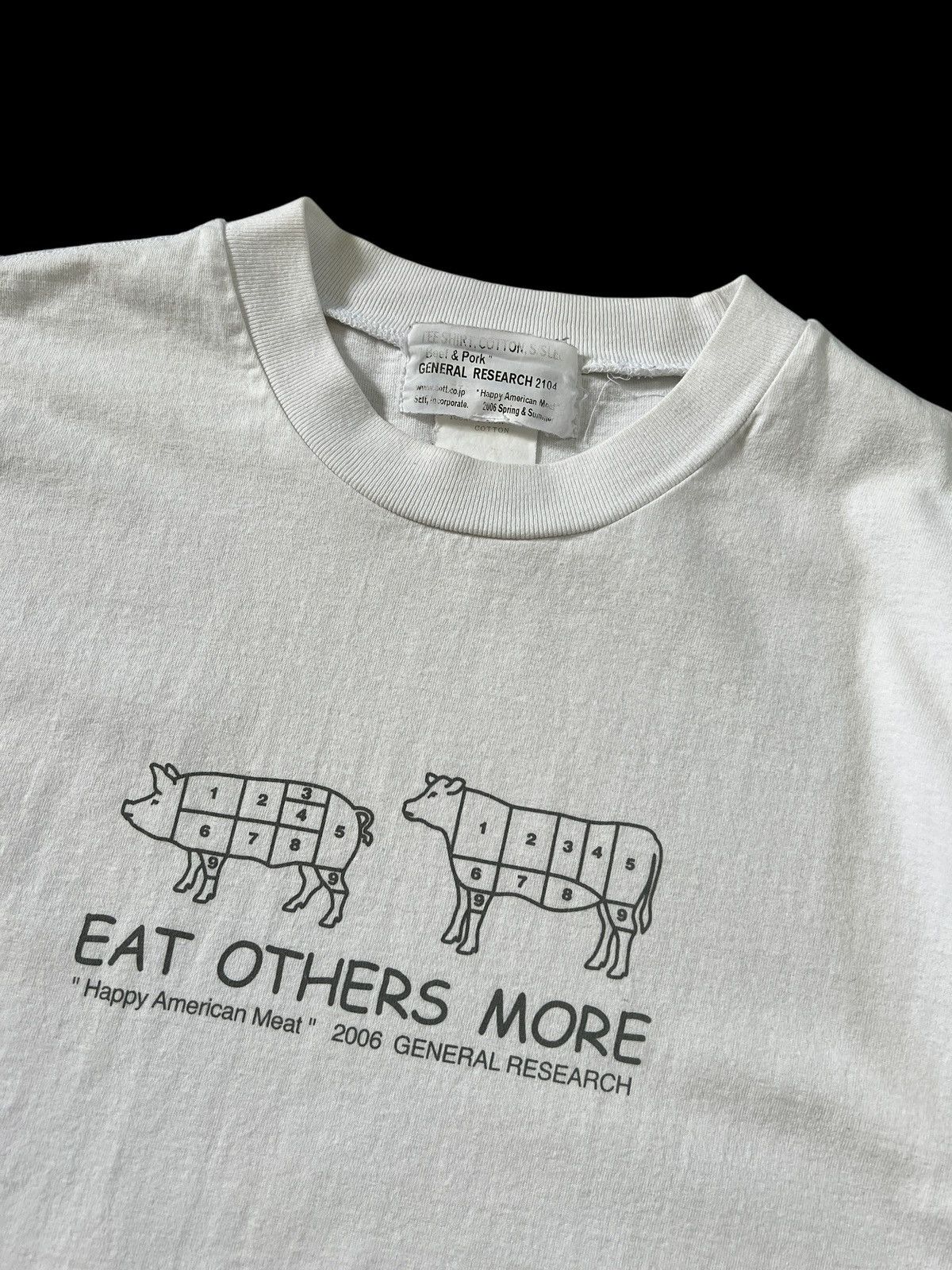 General Research RARE General Research SS2006 ‘Happy American Meat” Tshirt Size US M / EU 48-50 / 2 - 3 Thumbnail