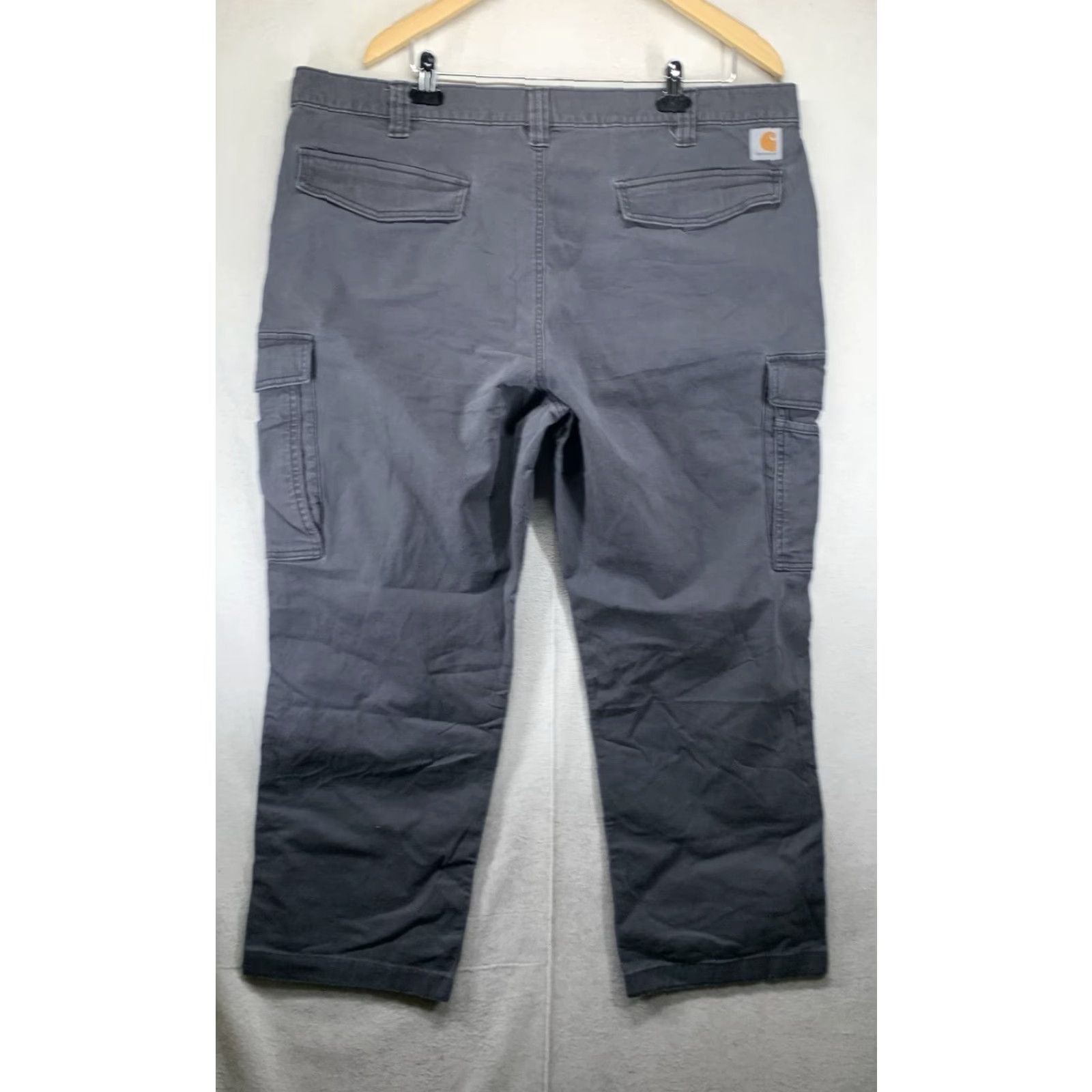 Carhartt VINTAGE Carhartt Work Pants Men 42W x 30in Gray Utility Carpenter Rigid Flex Workwear Size US 42 / EU 58 - 2 Thumbnail