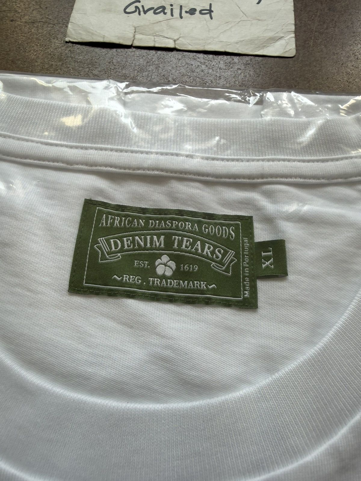 DENIM TEARS Denim Tears ADG Inc. Tee White XL Size US XL / EU 56 / 4 - 4 Thumbnail