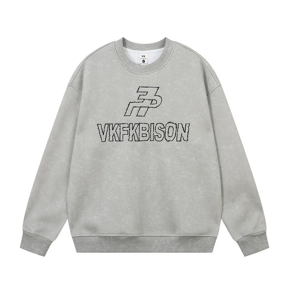 Vintage Men's casual loose street letter embroidered sweatshirt Size US L / EU 52-54 / 3 - 1 Thumbnail