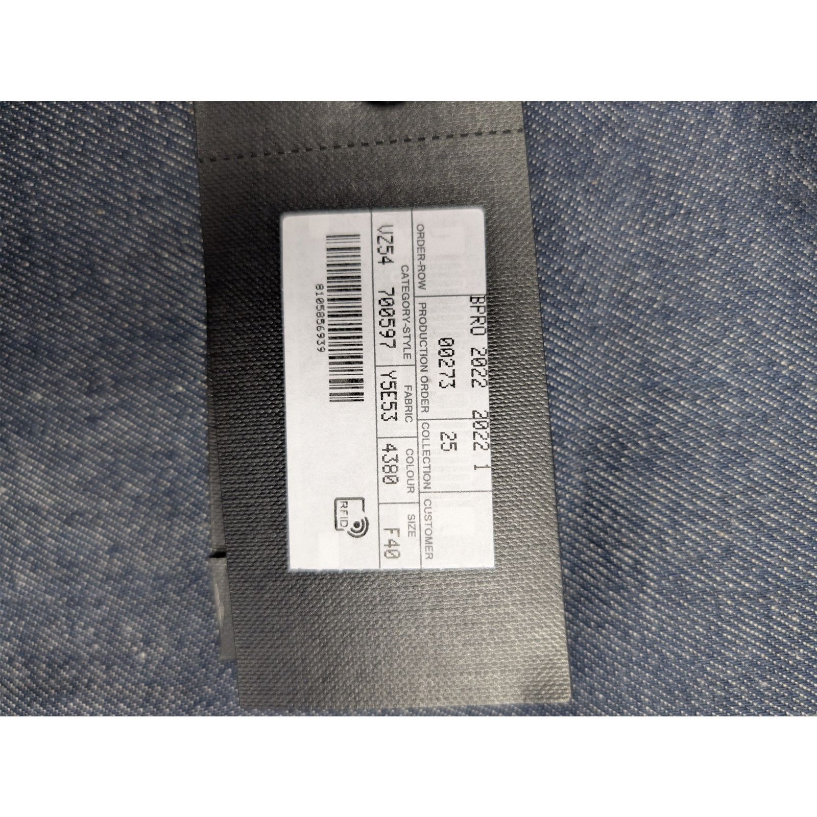 Saint Laurent Paris o1rshd1 Veste Jean Tailleur tailored denim jacket Deep Blue Size M / US 6-8 / IT 42-44 - 23 Thumbnail