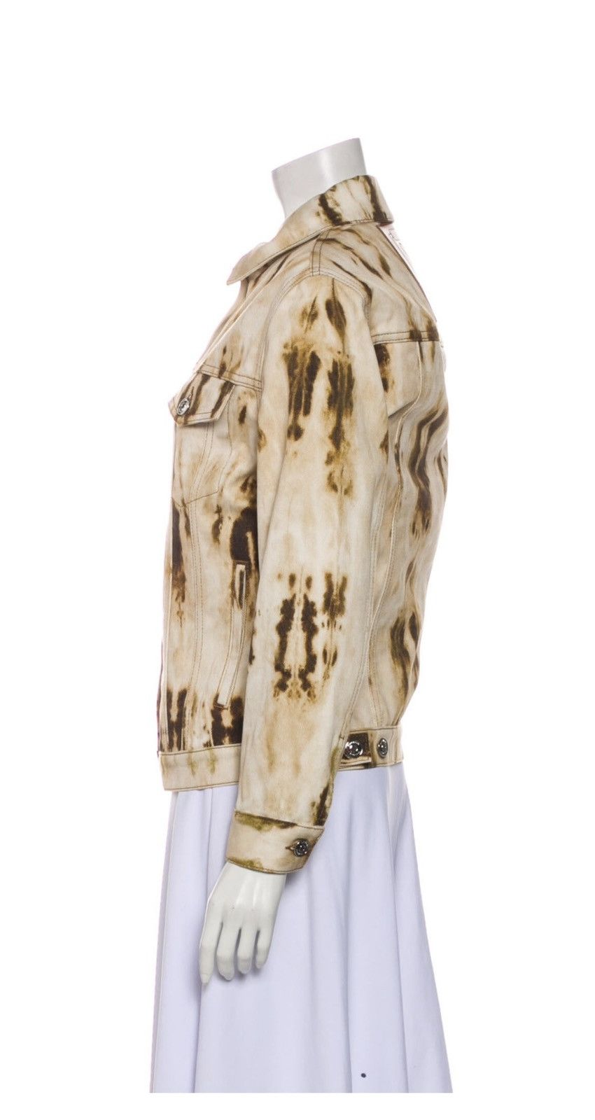 Burberry Tie-dye print denim jacket Size XS / US 0-2 / IT 36-38 - 2 Thumbnail