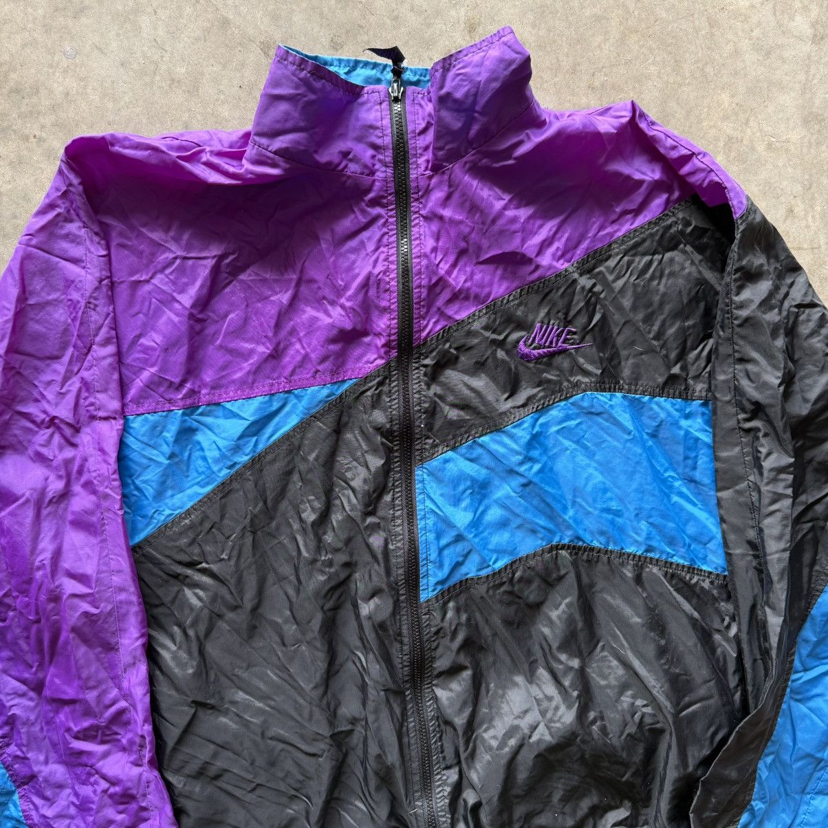 Nike Vintage 1990’s Nike Windbreaker Size US M / EU 48-50 / 2 - 4 Thumbnail
