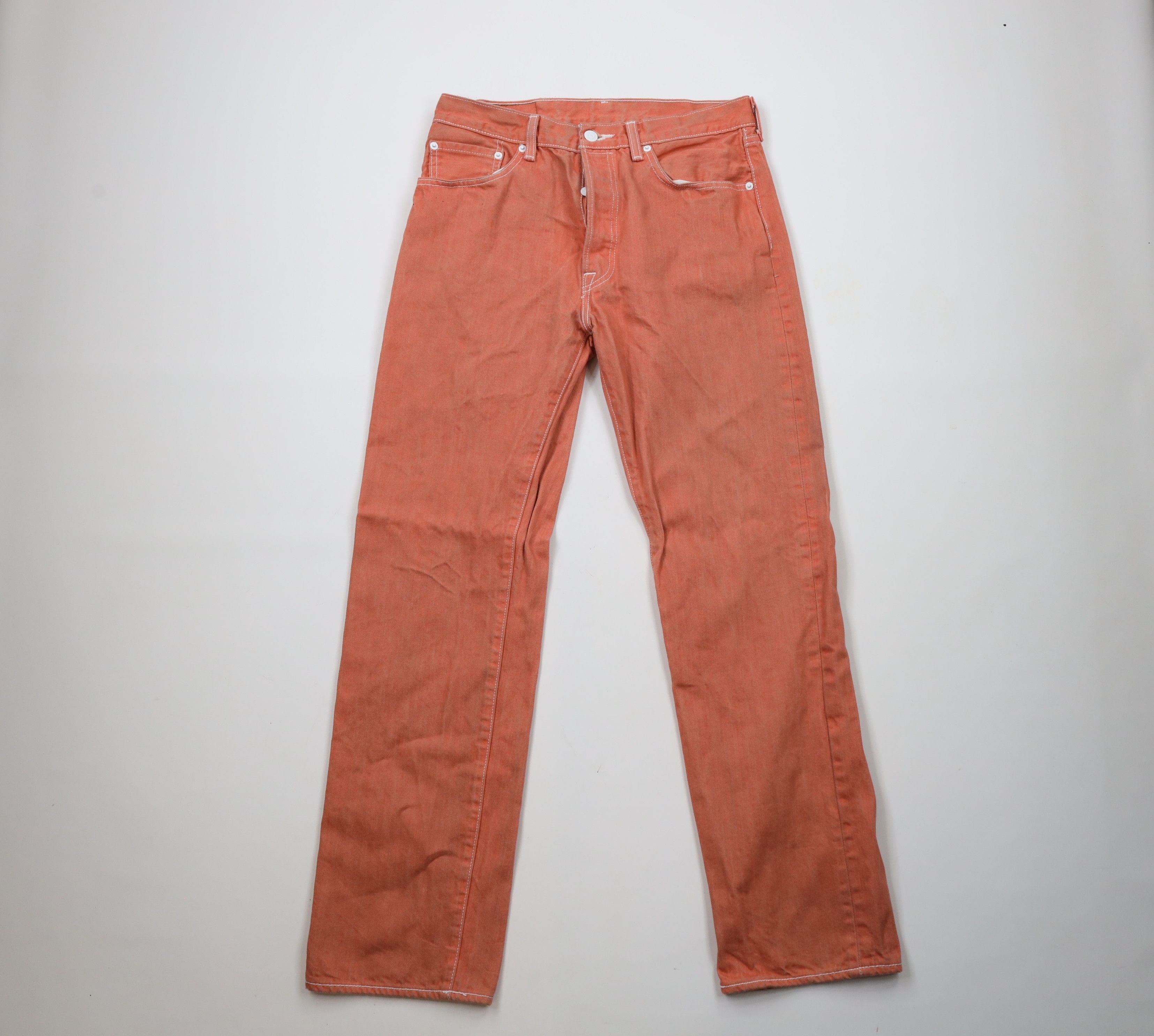 Levi's × Vintage Vintage Y2K Levis 501xx Fly Original Straight Leg Jeans Size US 32 / EU 48 - 1 Thumbnail