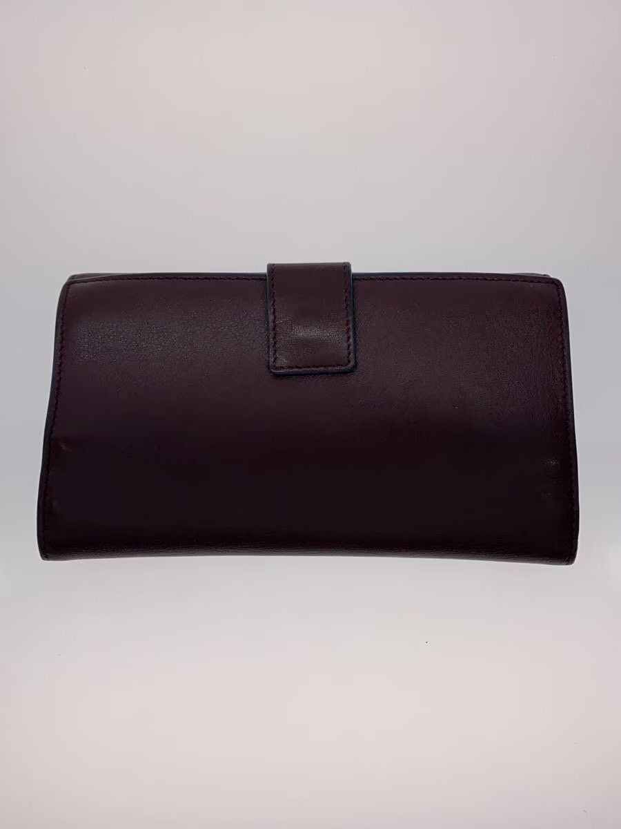 Fendi Fendi Leather Long Wallet Bordeaux Size ONE SIZE - 2 Thumbnail