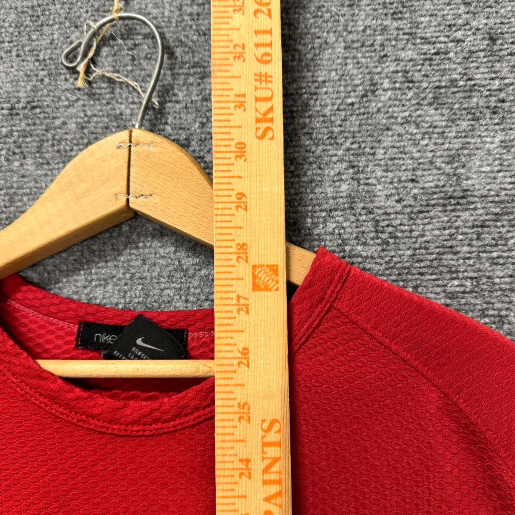 Nike Nike Sphere Sweatshirt Men Large Pullover Red 2000s Thrashed Active Wear Y3K Size US L / EU 52-54 / 3 - 3 Thumbnail