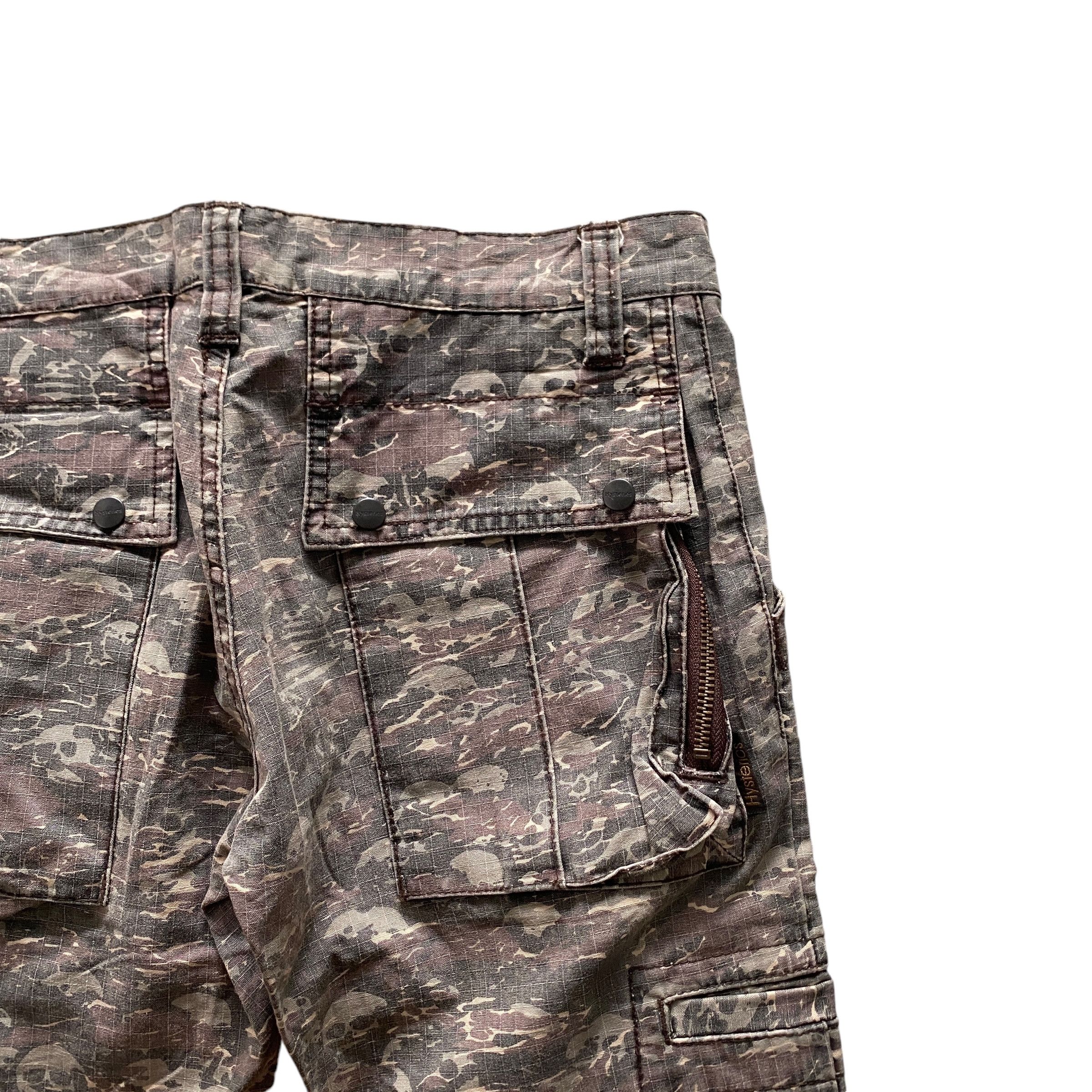 Hysteric Glamour × Japanese Brand Hysteric Glamour Skull Punk Ripstop Cargo Pants Size US 29 - 5 Thumbnail