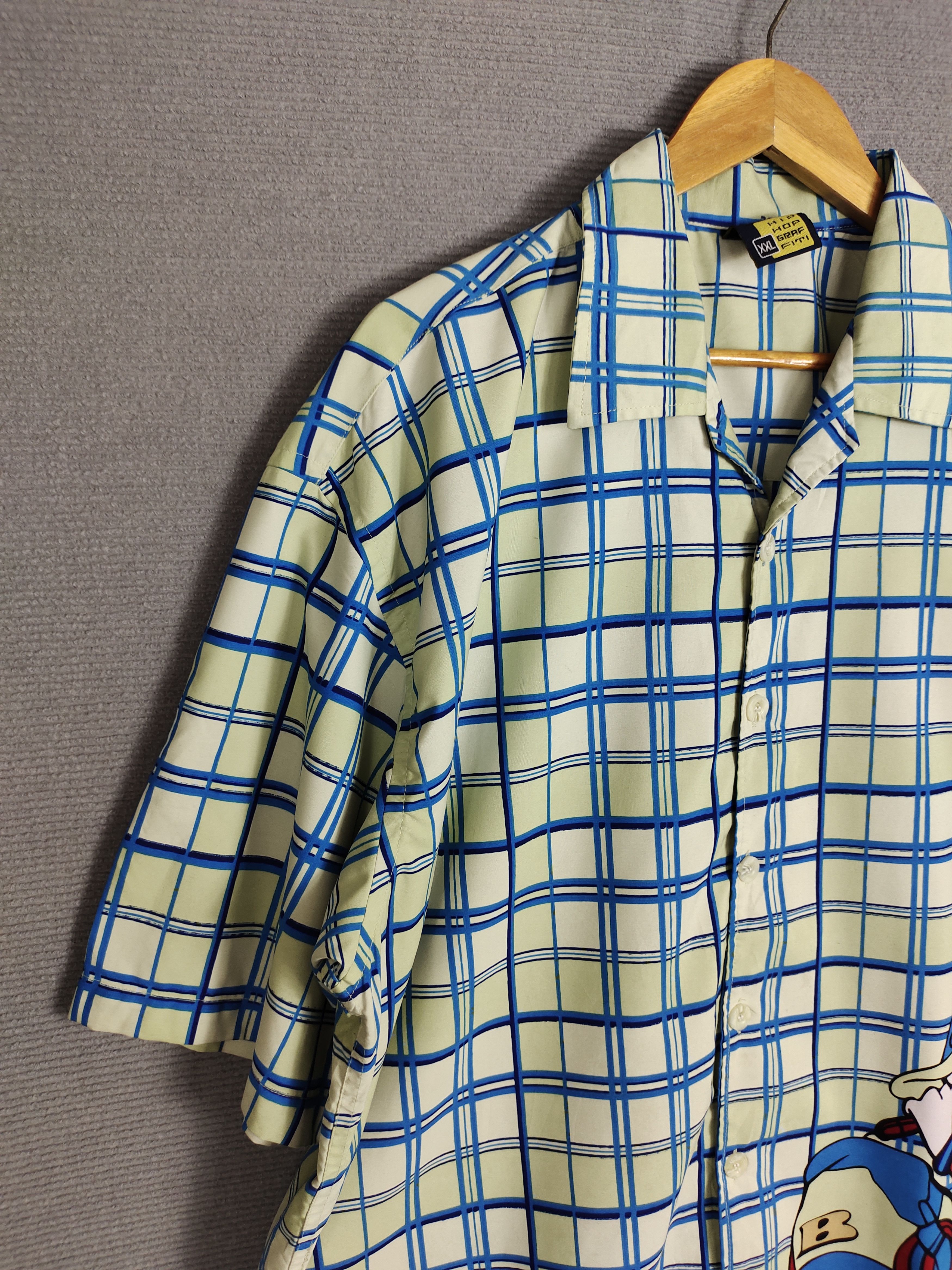 Vintage Vintage Y2k Hip Hop Graviti Baggy Checkered Shirt Jnco Size US XXL / EU 58 / 5 - 3 Thumbnail
