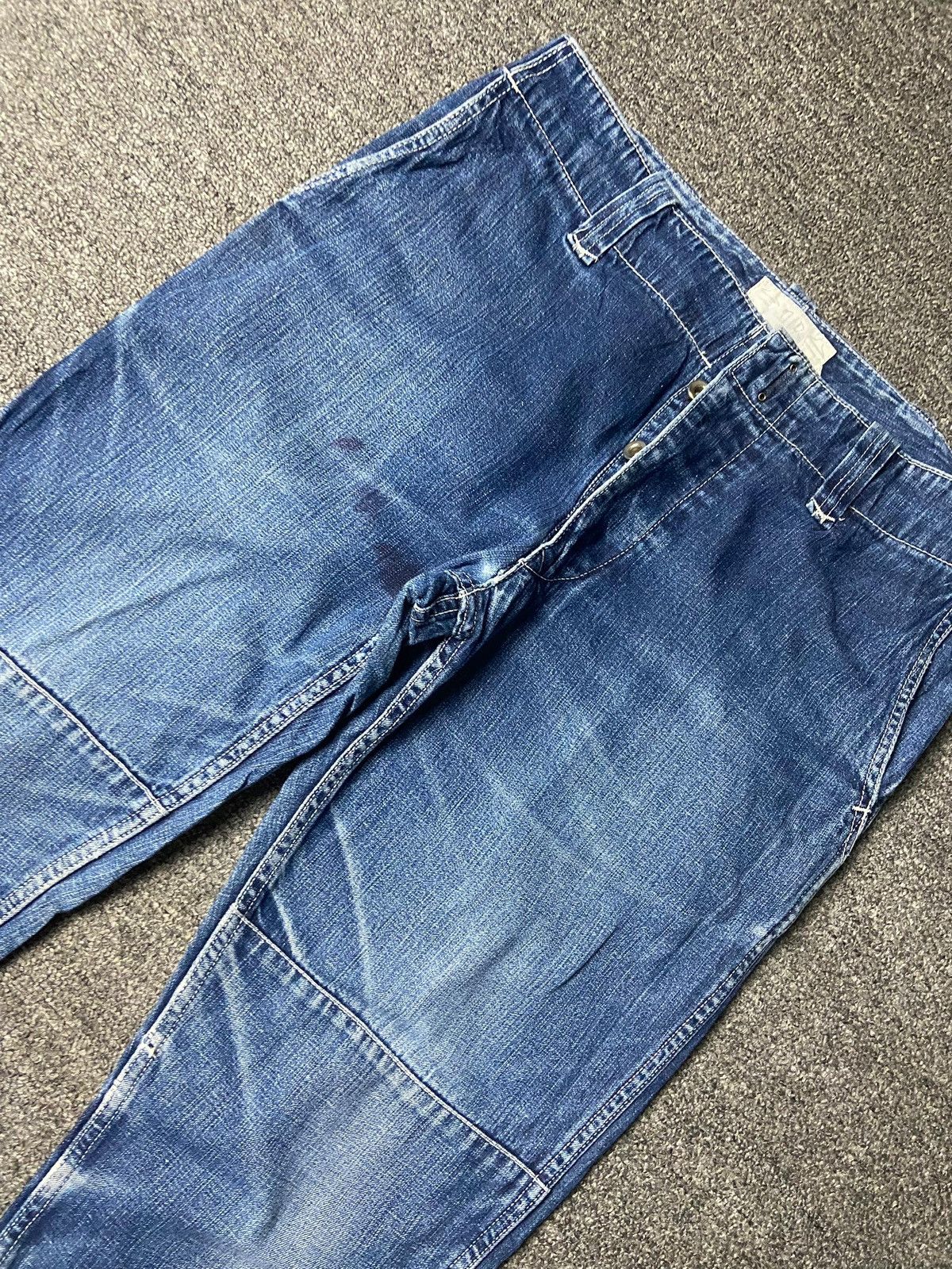 Japanese Brand Japanese Brand Double Knee Denim Jeans (171) Size US 32 / EU 48 - 7 Thumbnail