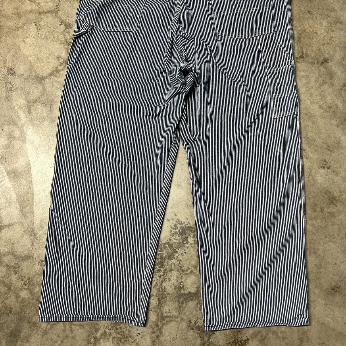 Oshkosh × Vintage Vintage 60’s OshKosh Bgosh Vestbak Hickory Stripe Overalls Size US 44 / EU 60 - 11 Thumbnail
