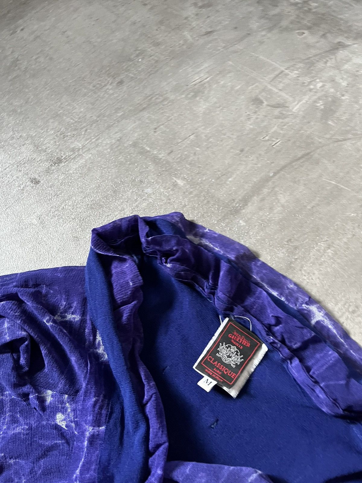 Jean Paul Gaultier Vintage Jean Paul Gaultier maille mesh purple dress Size M / US 6-8 / IT 42-44 - 10 Thumbnail