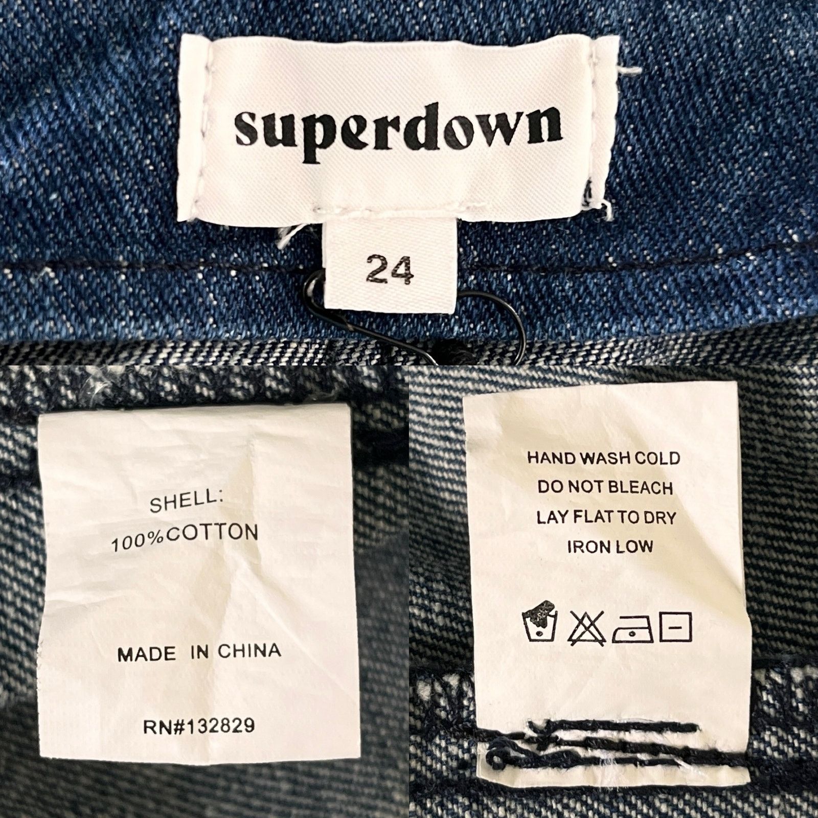 superdown Superdown Tirza Maxi Skirt Denim 24 New Size 24" / US 00 / IT 34 - 5 Thumbnail