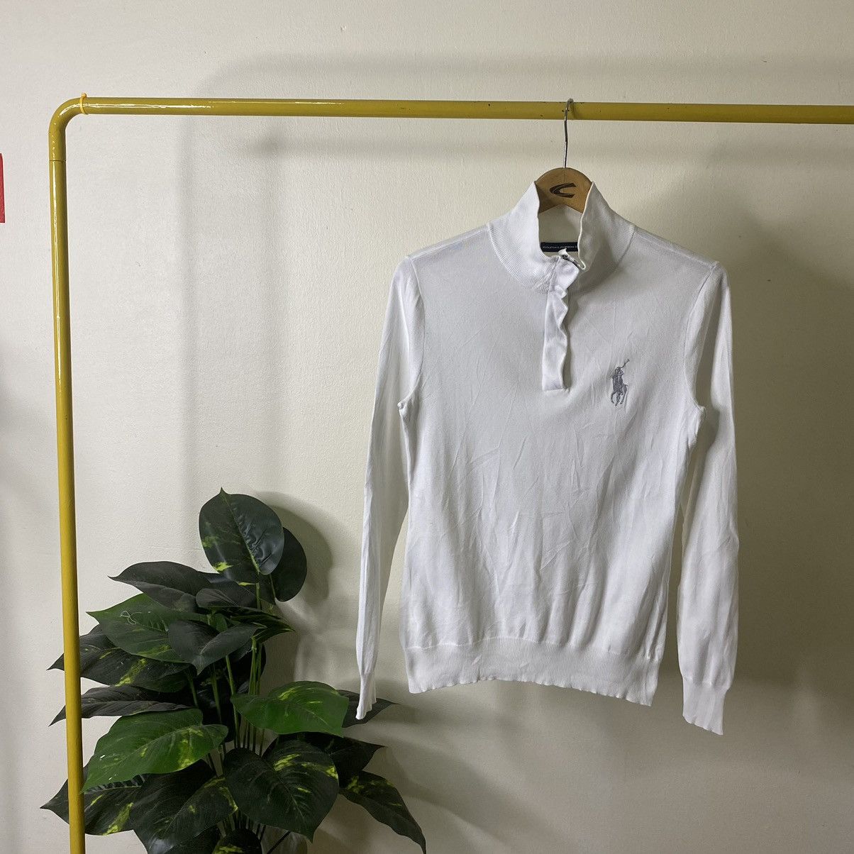 Polo Ralph Lauren Ralph Lauren Golf White LS Polo T Shirt Size US S / EU 44-46 / 1 - 1 Thumbnail