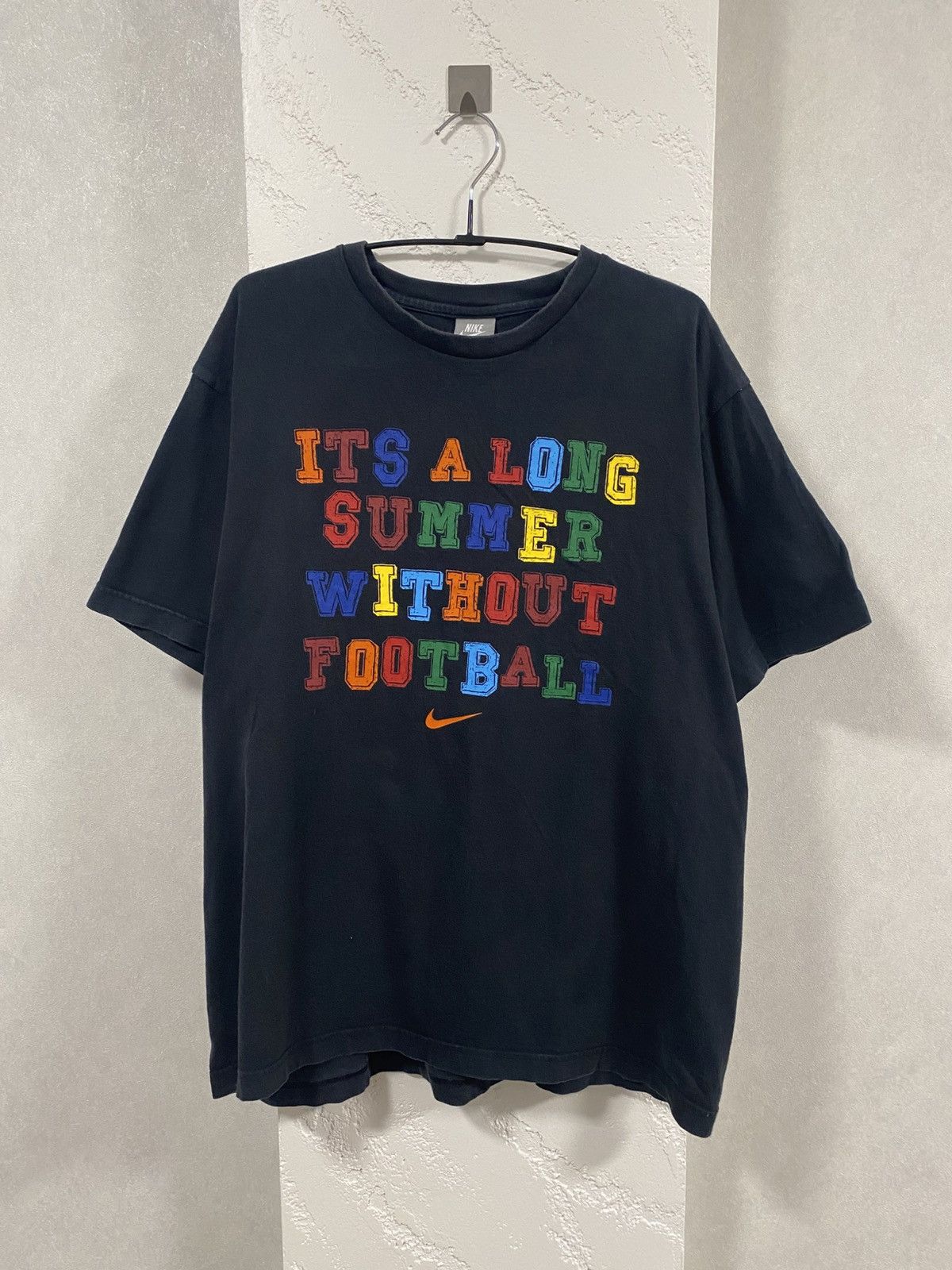 Nike Nike Vintage “It’s a long summer without football” Y2K Size US XL / EU 56 / 4 - 1 Thumbnail