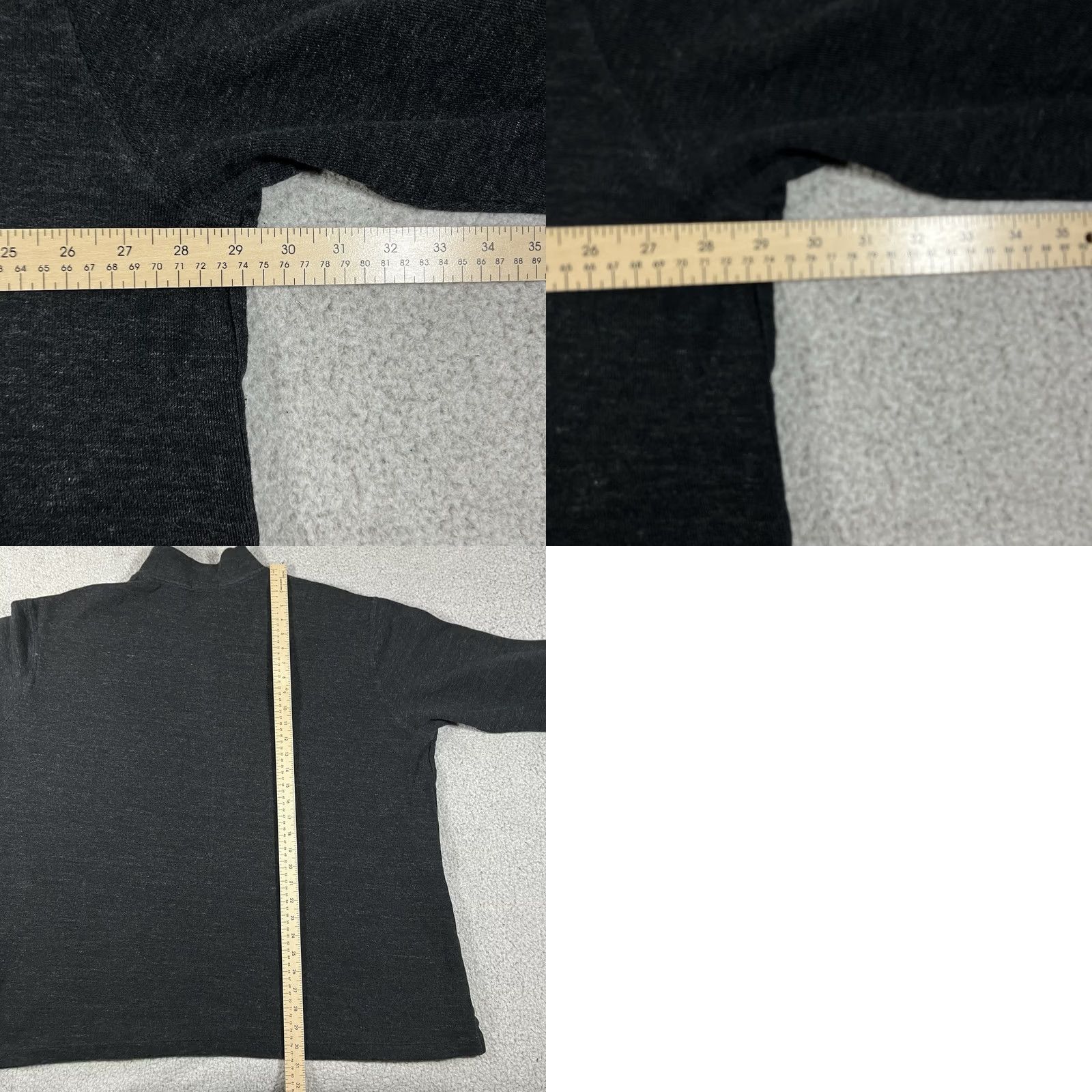 Polo Ralph Lauren Polo Ralph Lauren 1/4 Zip Pullover 2XL Gray Estate Rib Sweater Mock Neck Mens Wool? No, cotton knit. Size US XXL / EU 58 / 5 - 8 Thumbnail