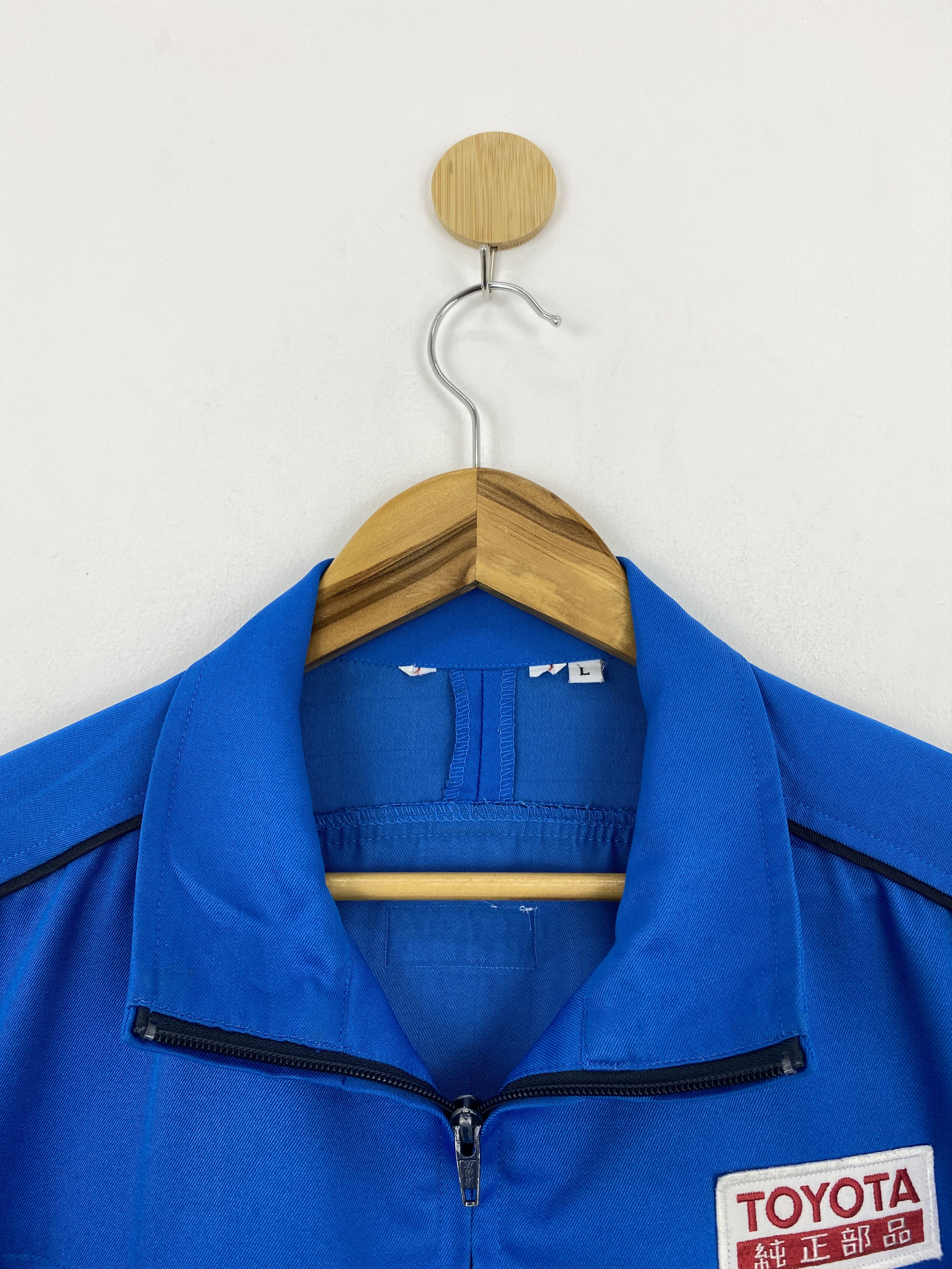 Japanese Brand Vintage Japanese Worker Toyota Racing Denim Jacket J1801 Size US L / EU 52-54 / 3 - 8 Thumbnail