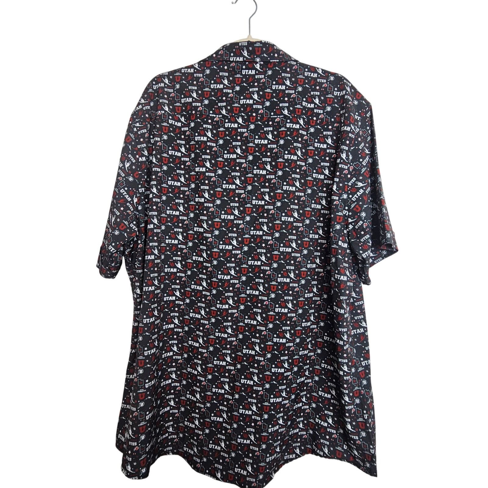 Paige PSI International Shirt Utah Utes Black Red Button 3XL Size US XXL / EU 58 / 5 - 8 Thumbnail