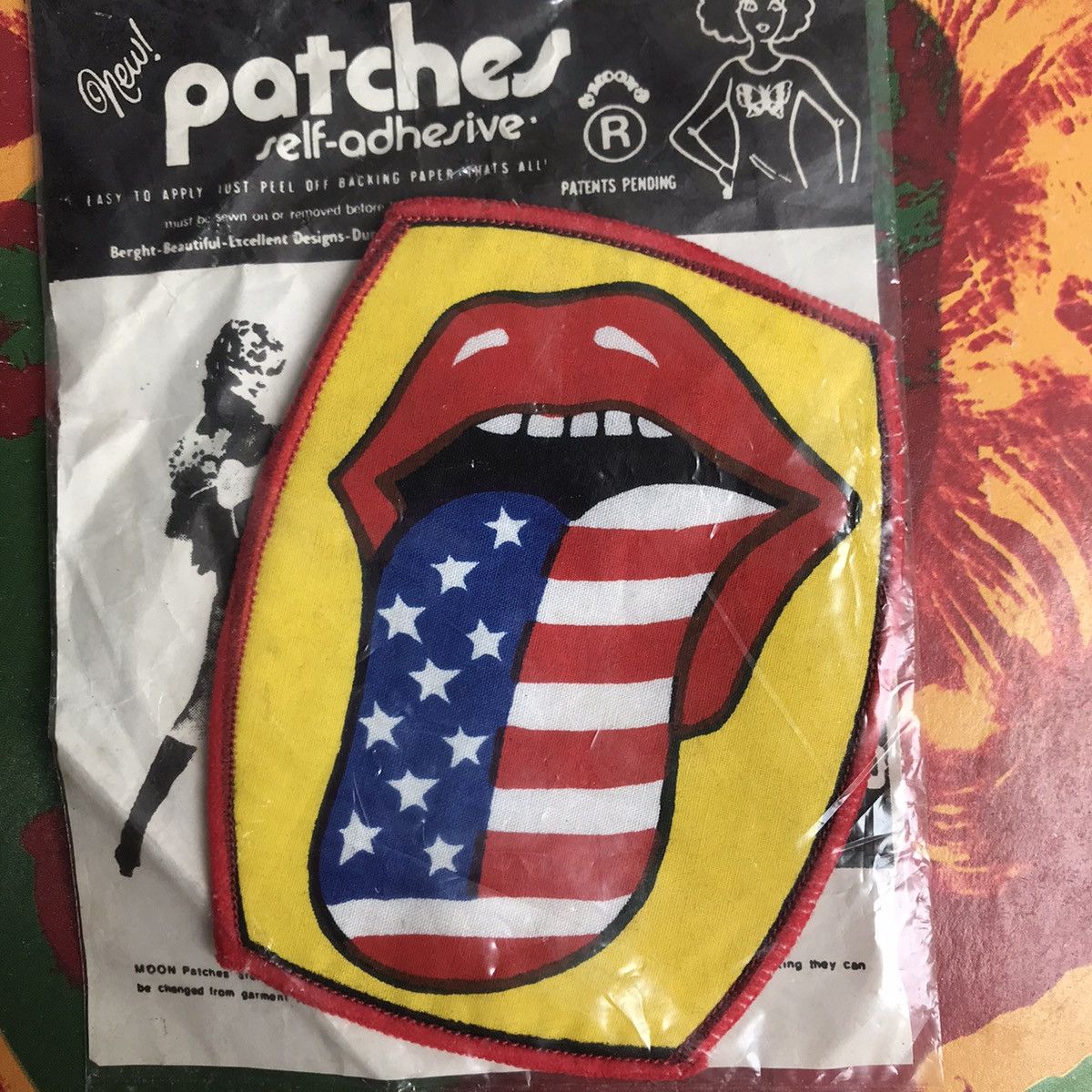 Band Tees × Hysteric Glamour × Le Grande Bleu (L.G.B.) Vintage The Rolling Stone Patches Its Only Rock N’ Roll Patc Size ONE SIZE - 4 Thumbnail