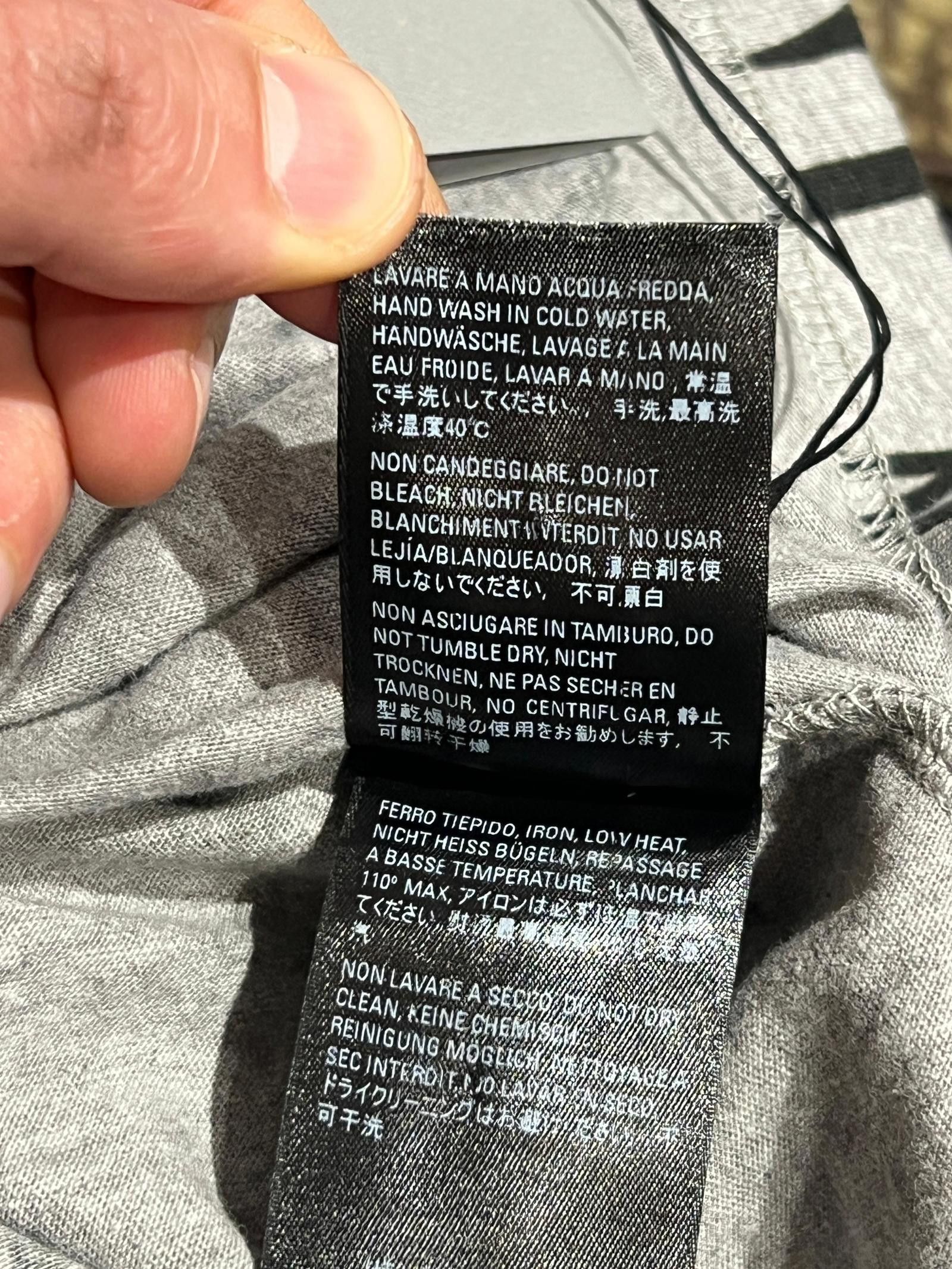 Balenciaga Balenciaga Grey Logo T-shirt Size US S / EU 44-46 / 1 - 8 Thumbnail