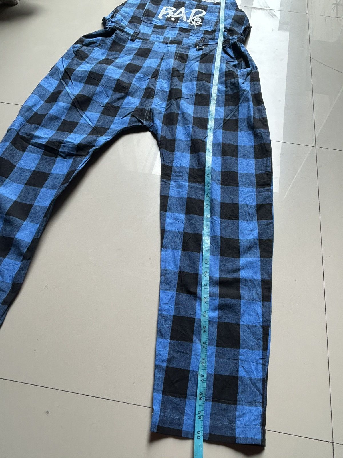 Hysteric Glamour Super Lovers Tokyo Blue Checkered Coverall Size US 32 / EU 48 - 19 Thumbnail
