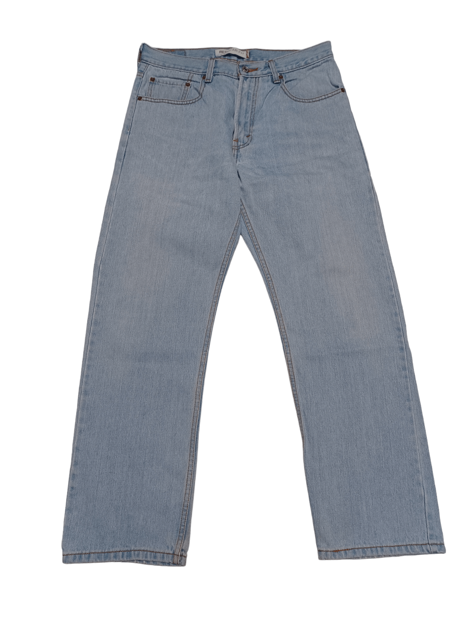 Levi's Vintage Clothing MADE IN LESOTHO 2005 VINTAGE SKY BLUE RELAXED FIT JEANS Size US 33 - 1 Thumbnail