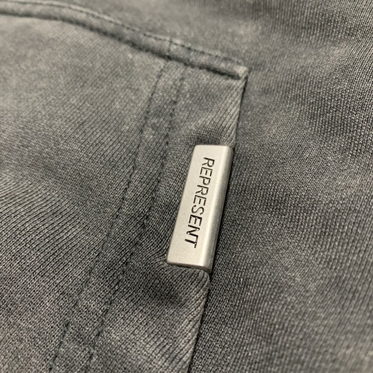 Represent Clo. Represent Small Blanks Hoodie Zip Vintage Grey Distressed Size US S / EU 44-46 / 1 - 6 Thumbnail