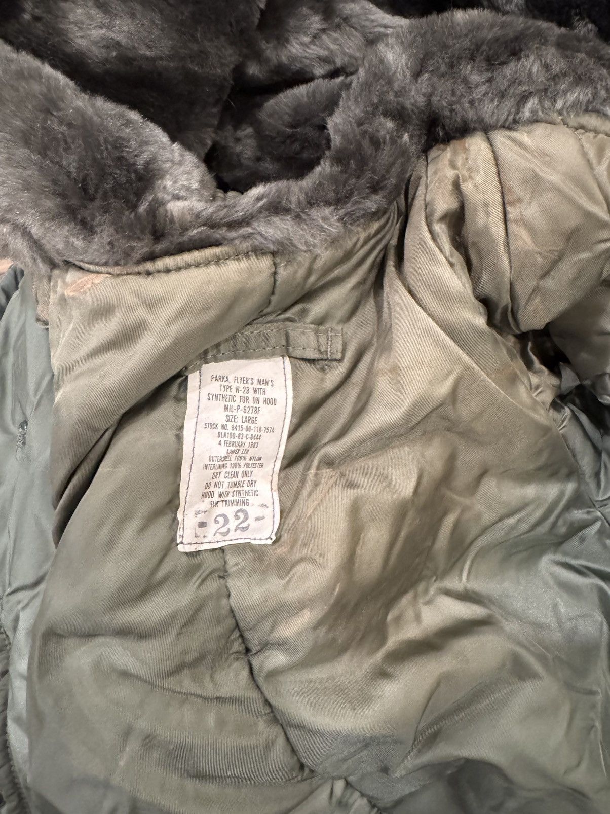 Vintage Vintage military flyers man parka Size US M / EU 48-50 / 2 - 8 Thumbnail