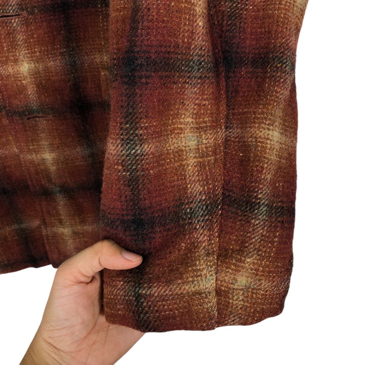 Japanese Brand 📌Vintage Wool Worker Jacket Zipper Crescent Max Tartan Size US M / EU 48-50 / 2 - 16 Thumbnail