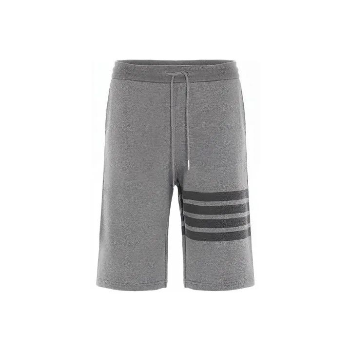 Thom Browne Thom Browne Gray Striped Casual Shorts 0079 Size US 26 / EU 42 - 1 Thumbnail