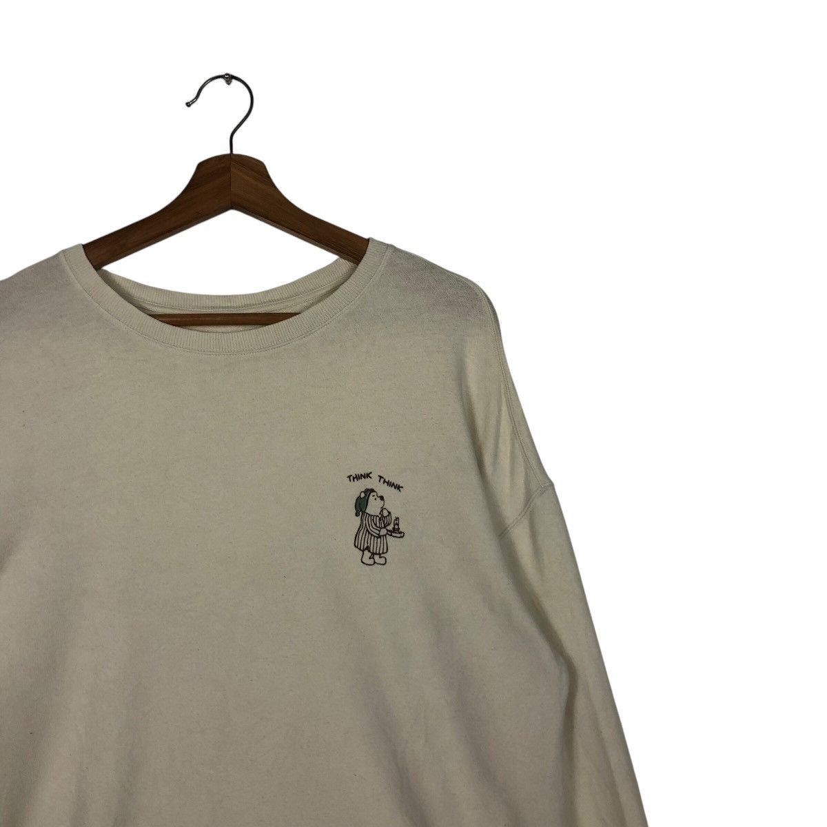 Cartoon Network × Japanese Brand 📌Vintage Sweatshirt Cartoon Bear Big Logo Size US M / EU 48-50 / 2 - 7 Thumbnail