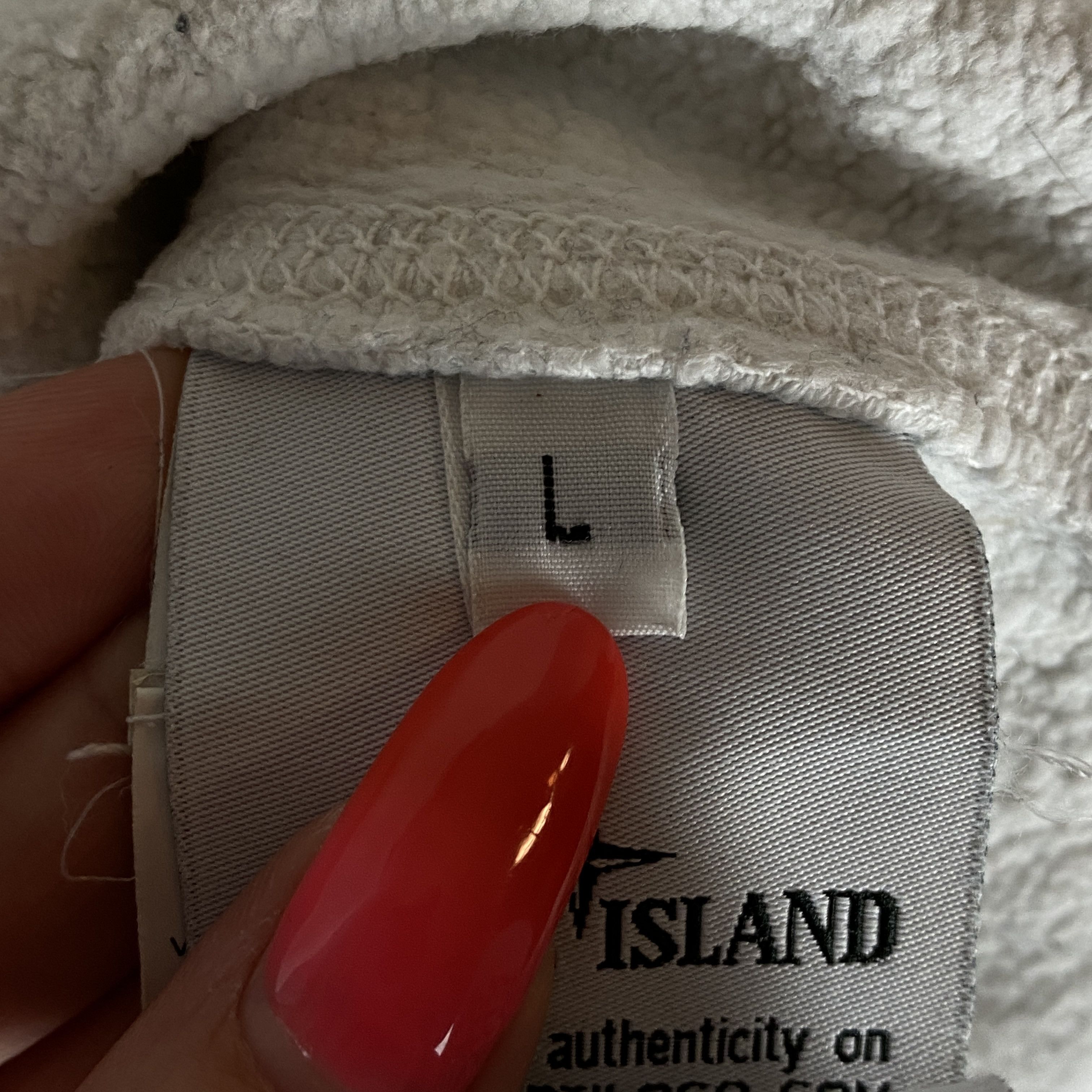 Stone Island Stone Island Sweatshirt Men's Size L White Long Sleeve Size US L / EU 52-54 / 3 - 14 Thumbnail