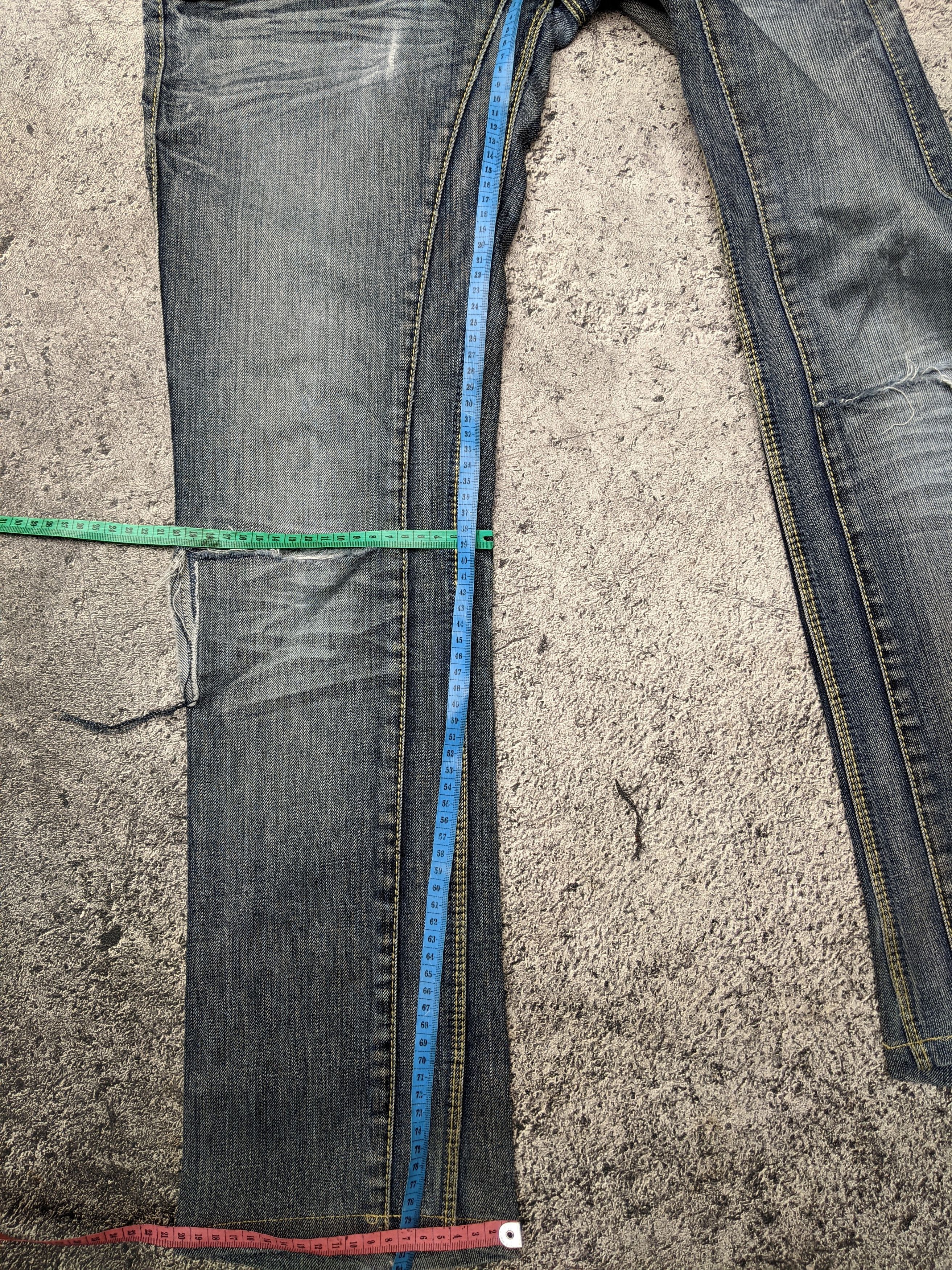 Nicole Club NCFM Nicole Club For Men Distressed Wishkers Jeans Size US 32 / EU 48 - 11 Thumbnail