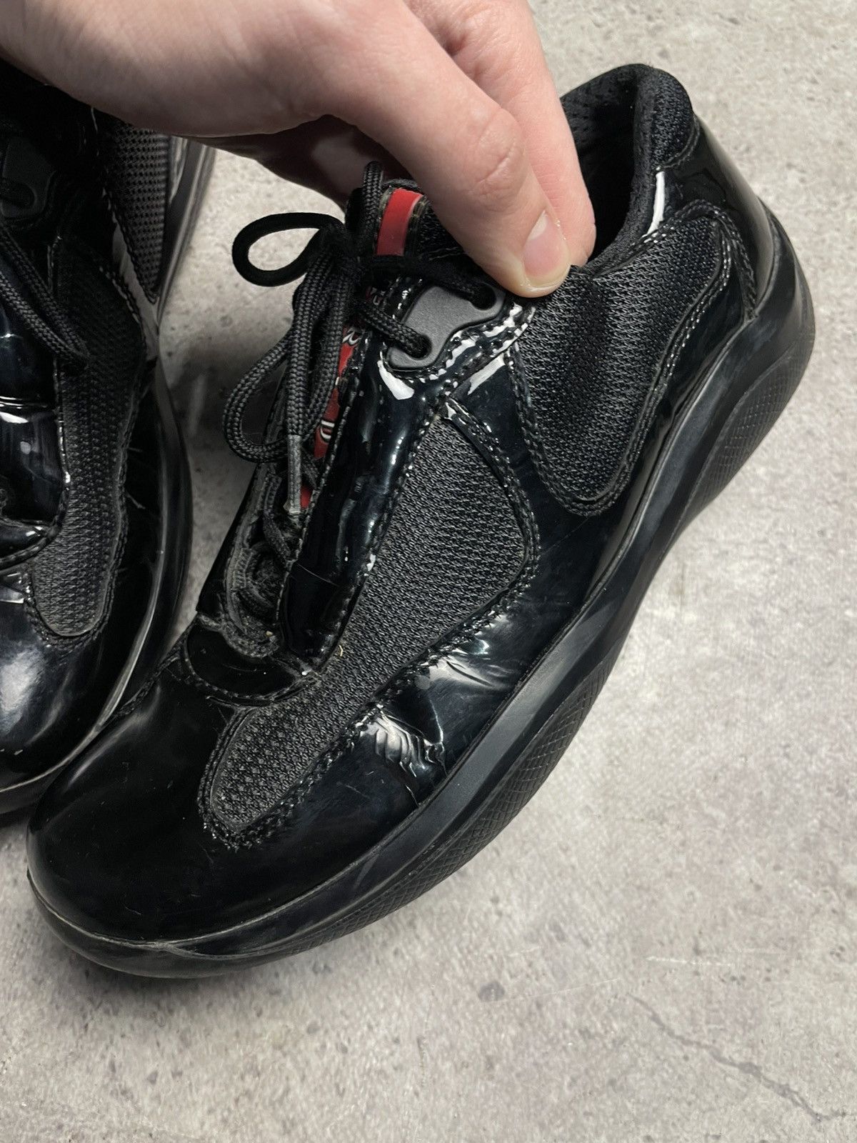 Prada Vintage Prada Americas Cup Rare Black sneakers shoes EU37 Size US 7 / IT 37 - 9 Thumbnail