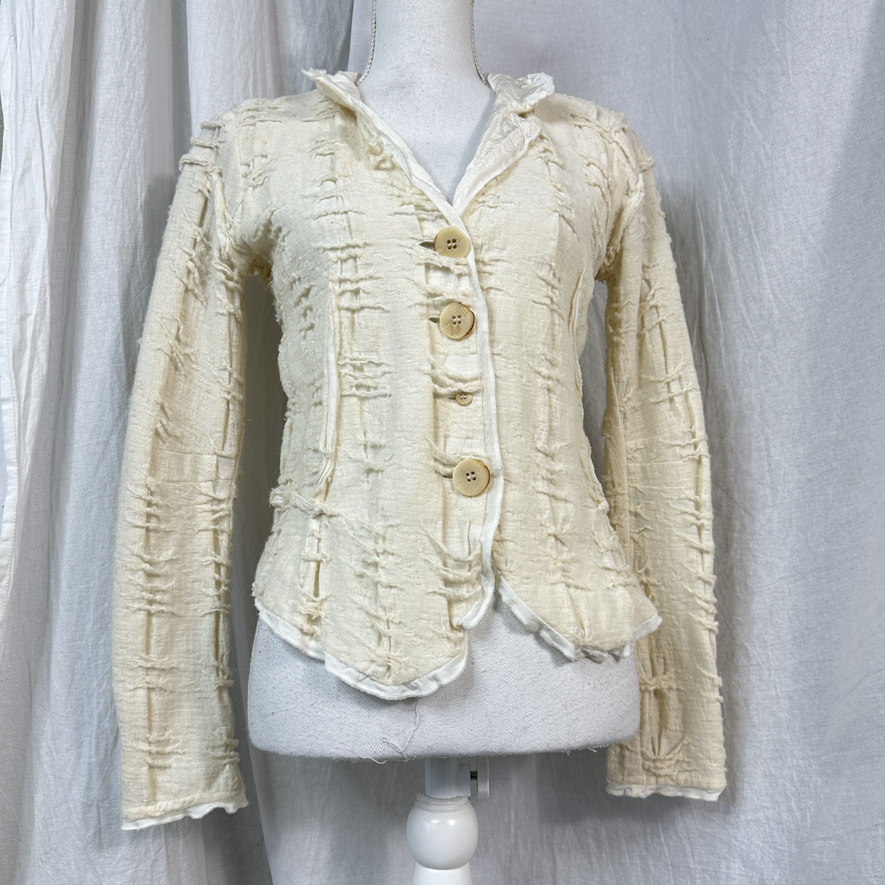 Marithe + Francois Girbaud × Vintage Vintage Marithe + Francois Girbaud Distressed jacket Size XS / US 0-2 / IT 36-38 - 7 Thumbnail