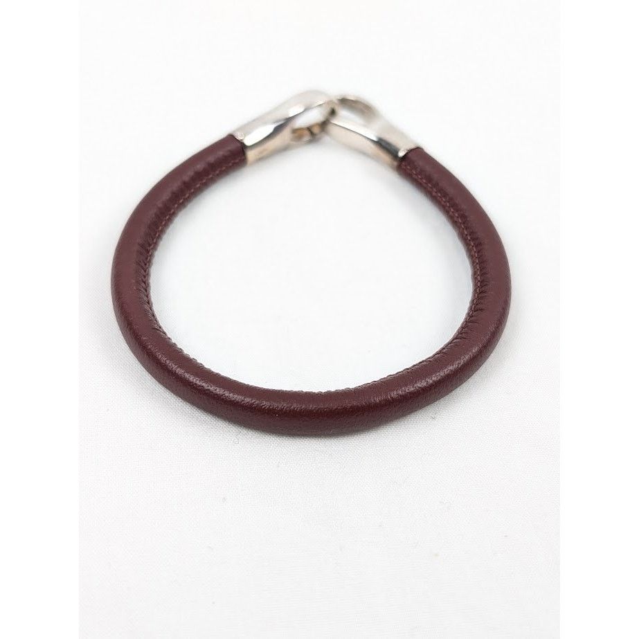 Bottega Veneta o1rshd1 Size: S / Silver/Nappa Sterling Bracelet in Barolo Size ONE SIZE - 3 Thumbnail