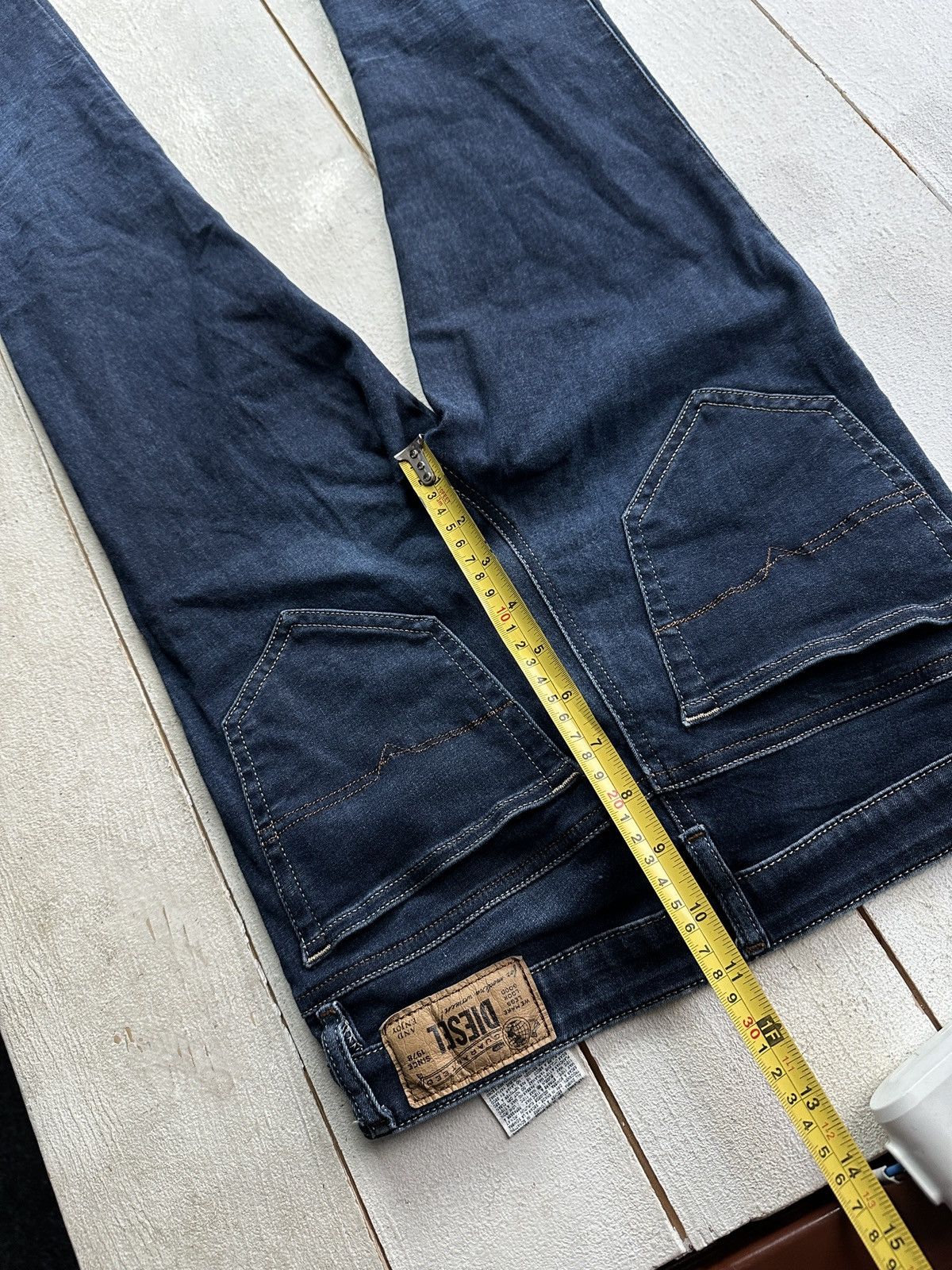 Diesel 🚨Gothic Diesel Regular Slim relax Flared Jeans Womens Size 29" - 14 Thumbnail