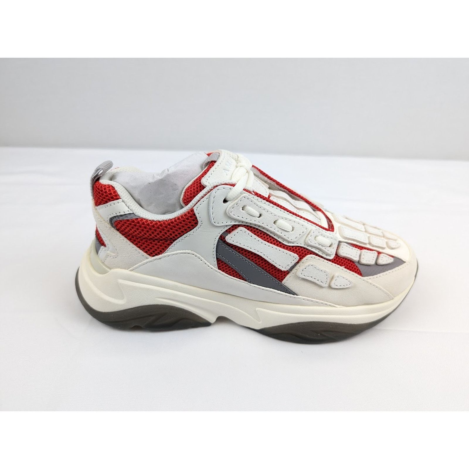 Amiri o1rshd1 Bone Runners in Red/White Size US 12 / EU 45 - 2 Thumbnail