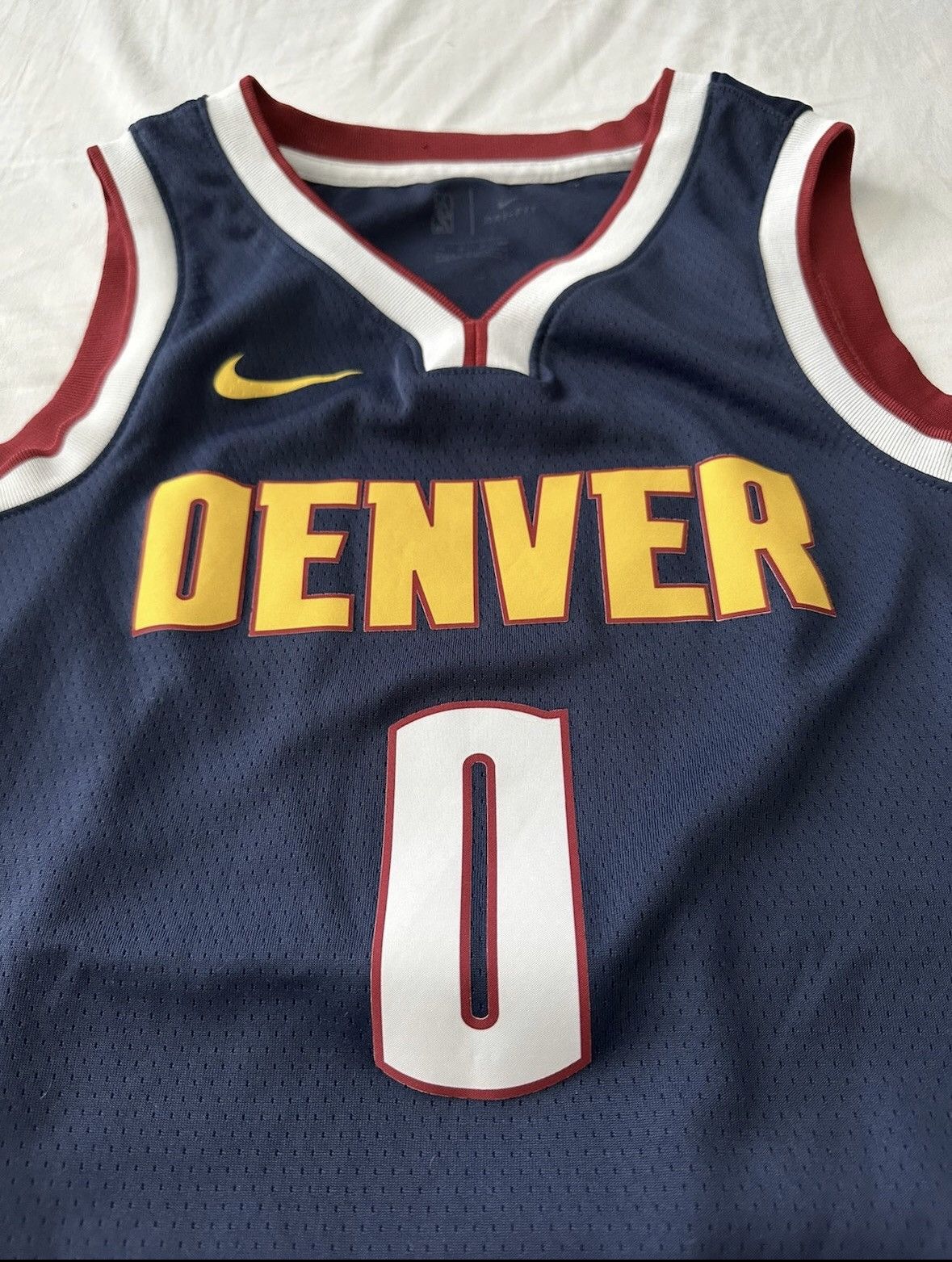 NBA × Nike × Vintage Denver Nuggets Thomas Nike Jersey Size US M / EU 48-50 / 2 - 2 Thumbnail