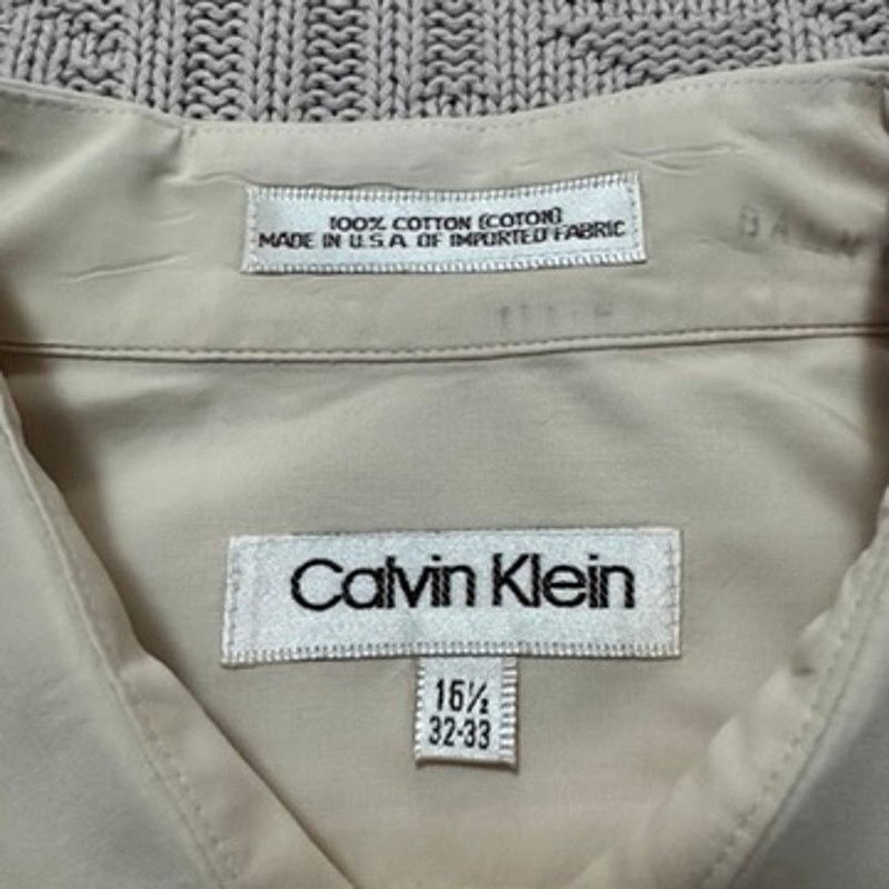 Calvin Klein Calvin Klein taupe button down size 16.5 Size US L / EU 52-54 / 3 - 5 Thumbnail