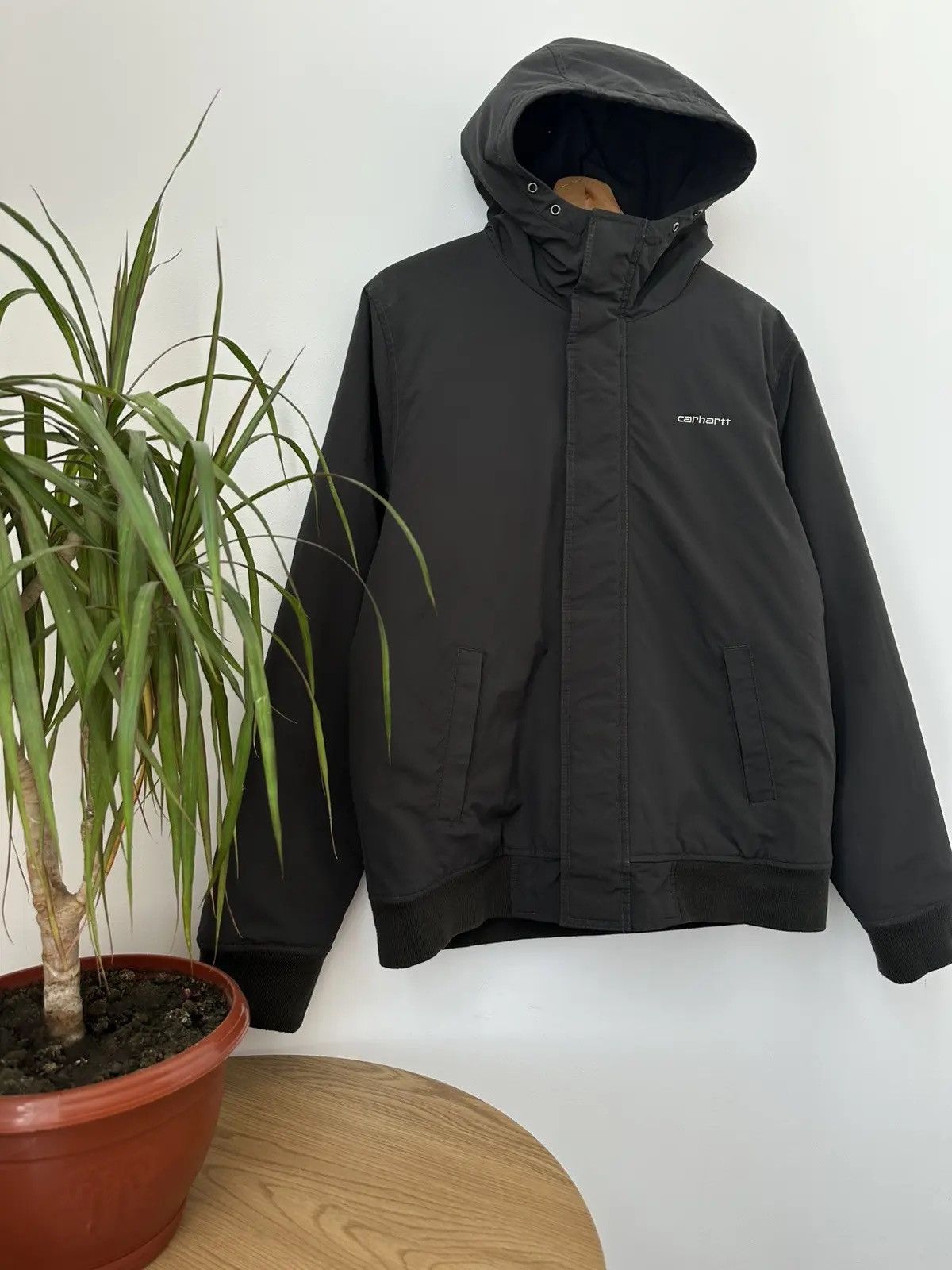 Carhartt Vintage Carhartt Big Logo Gray Jacket Size US L / EU 52-54 / 3 - 4 Thumbnail