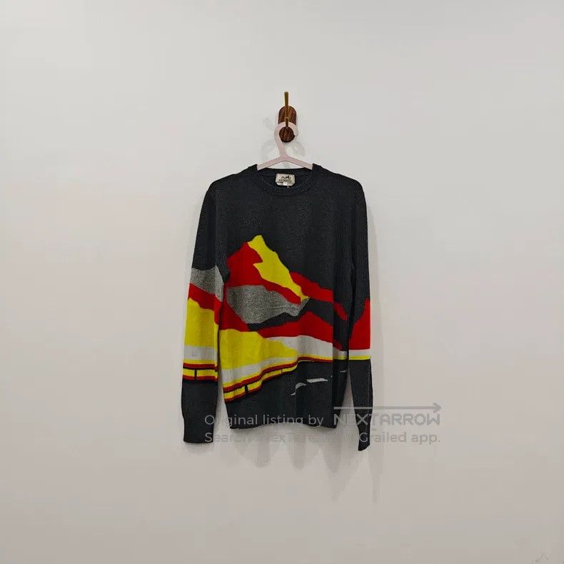 Hermes Hermes Endless Mountain Range Series, Pure Cashmere Knit T Size US M / EU 48-50 / 2 - 1 Thumbnail