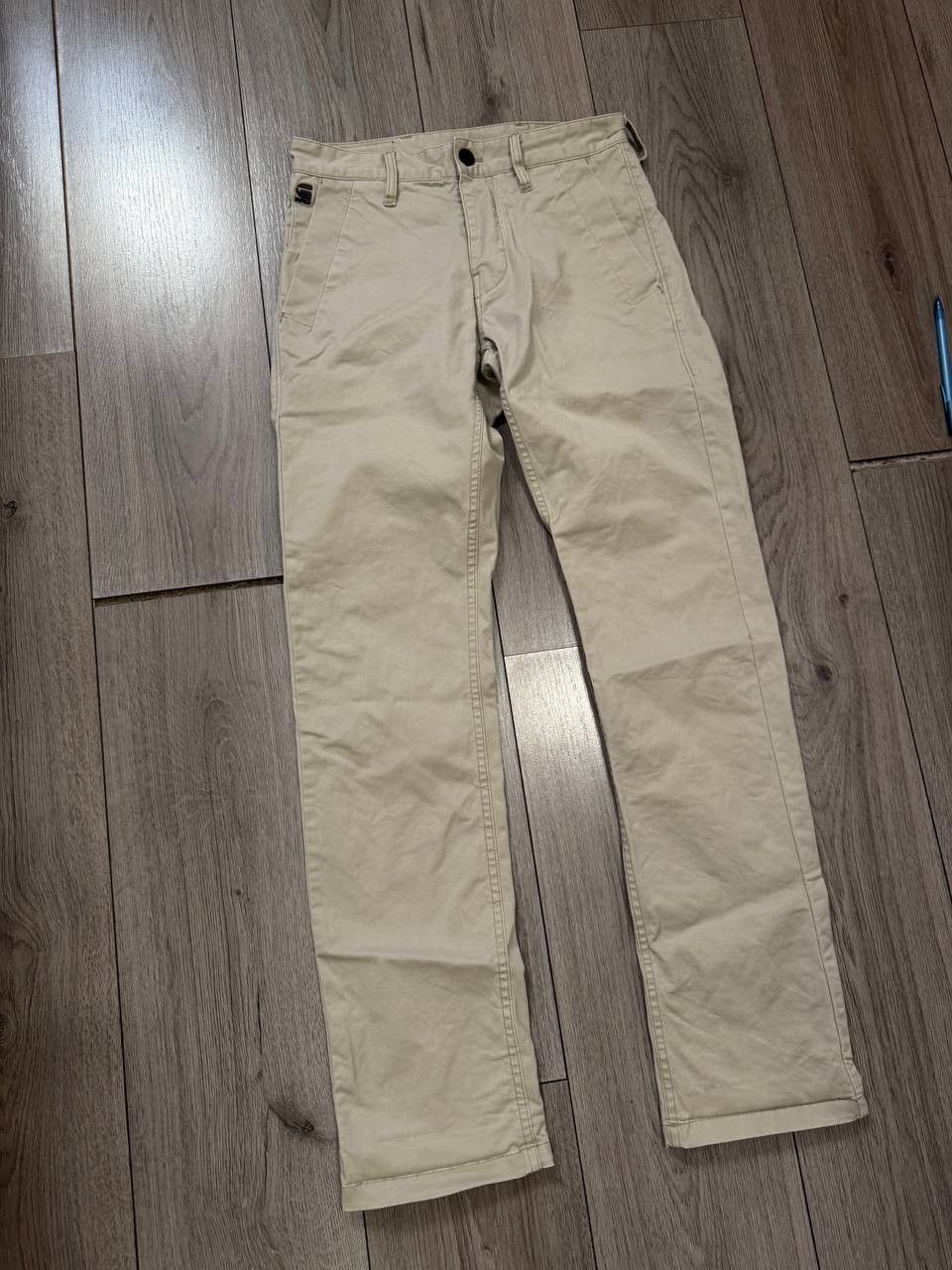 G-Star G-Star Raw Chino Pants Men Slim W28 L32 Beige Size US 28 / EU 44 - 2 Thumbnail