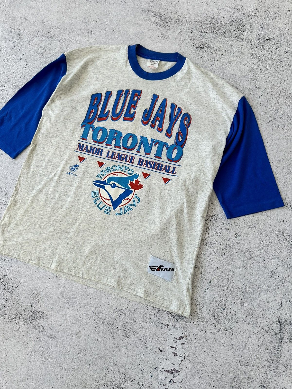 Japanese Brand × Vintage Vintage MLB 1994 Toronto Blue Jays Baseball T Shirt Size US XL / EU 56 / 4 - 3 Thumbnail