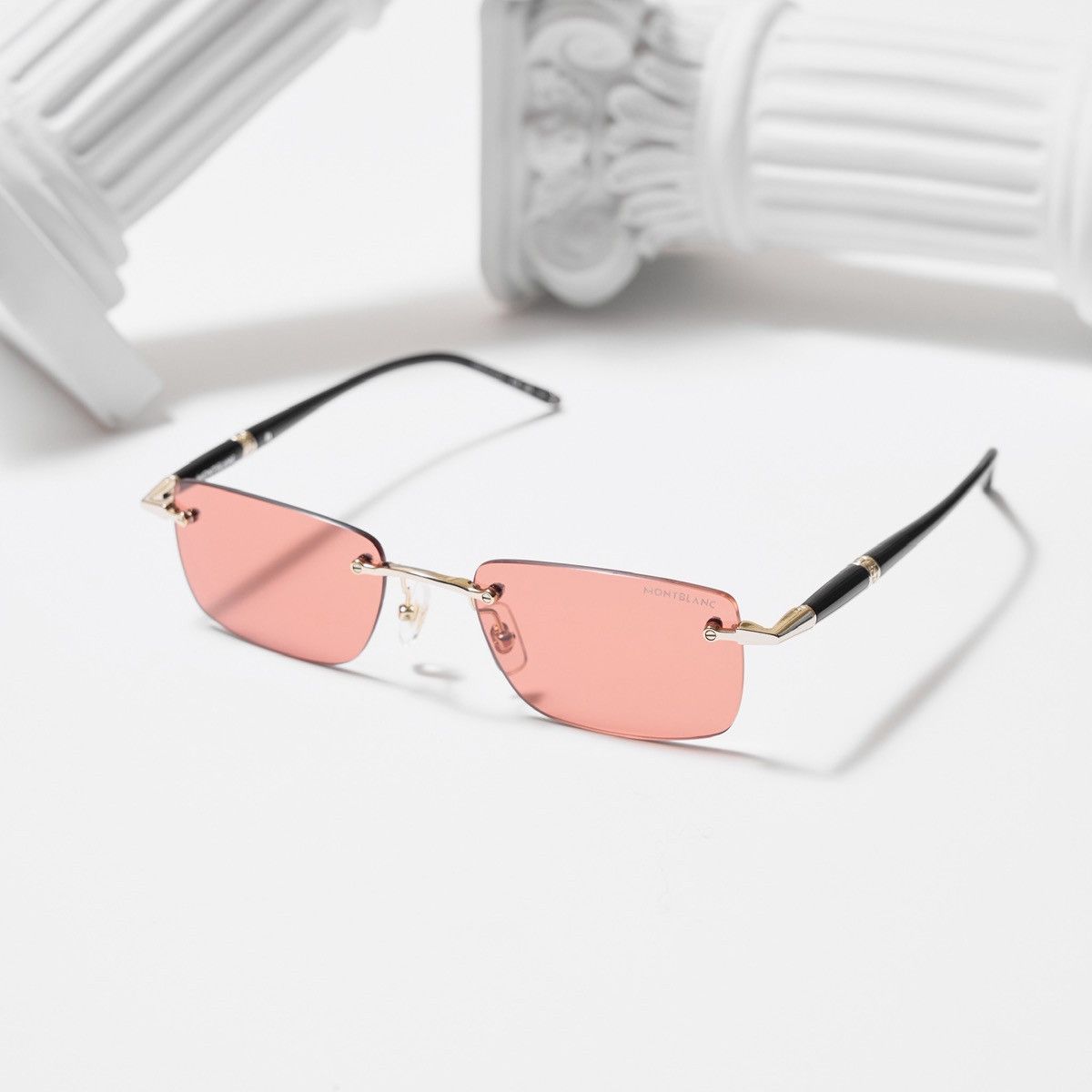 Montblanc MONTBLANC MB0344S 007 SUNGLASSES Size ONE SIZE - 1 Thumbnail