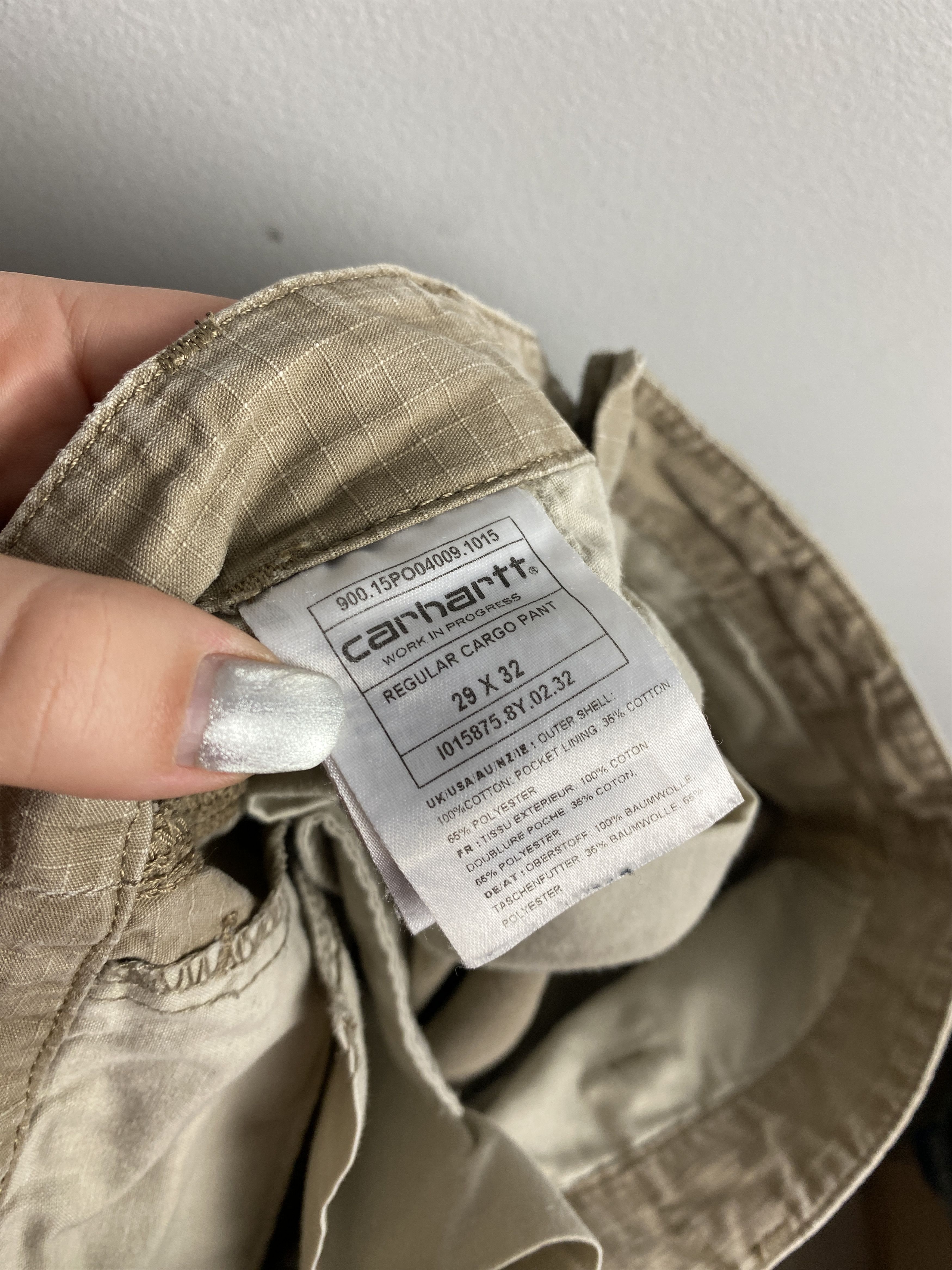 Carhartt × Carhartt Wip Carhartt WIP Regular Cargo Pant skate rap hip hop Size US 29 - 5 Thumbnail