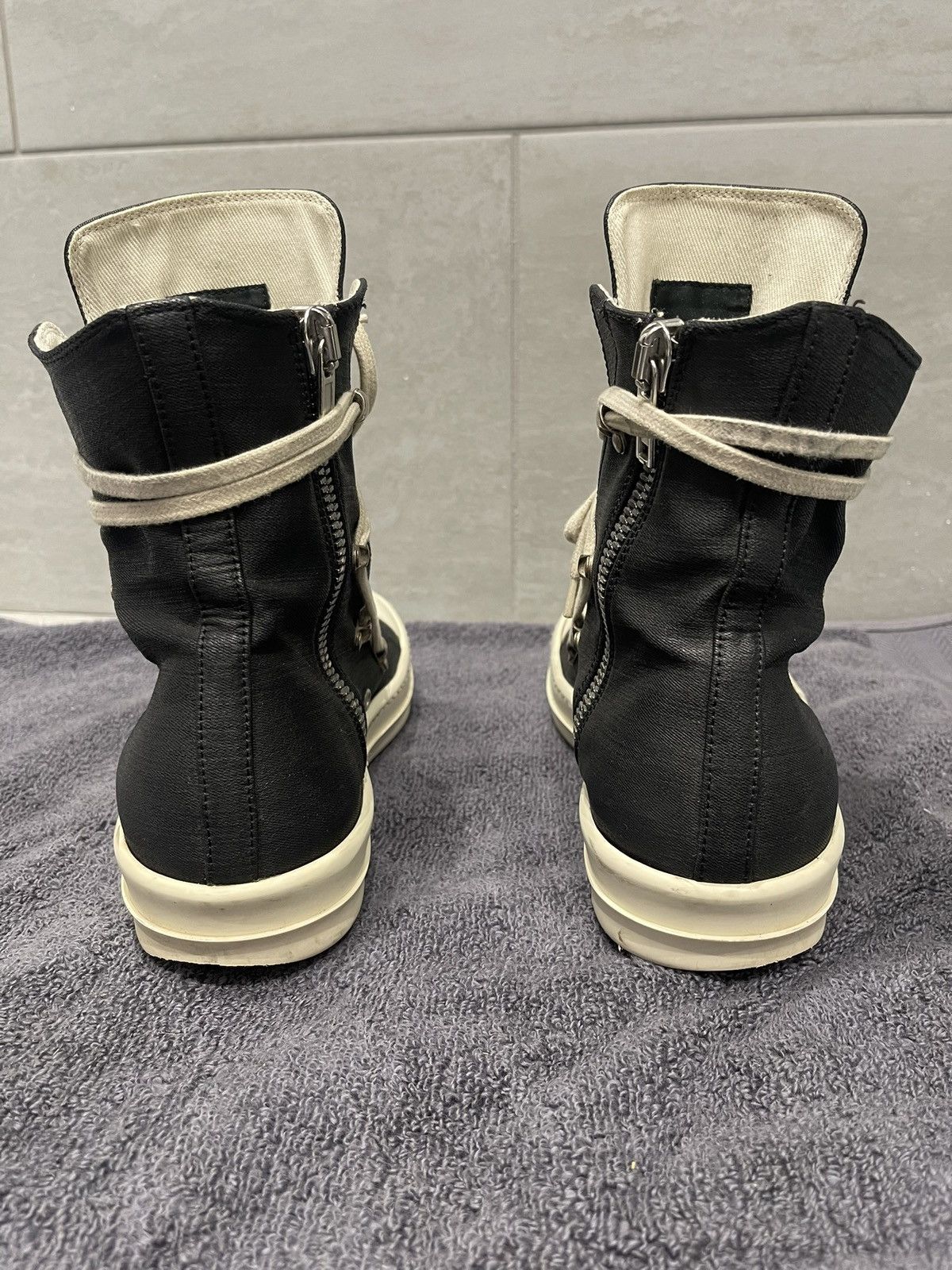 Rick Owens × Rick Owens Drkshdw Rick Owen’s Hexagram Ramones. Size US 7.5 / EU 40-41 - 5 Thumbnail