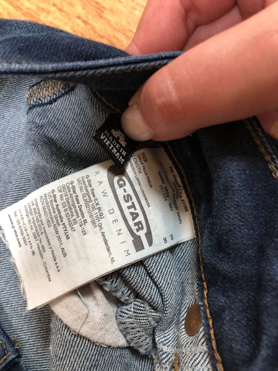 G-Star Crazy Crash Dirty Faded Jean Size US 29 - 3 Thumbnail