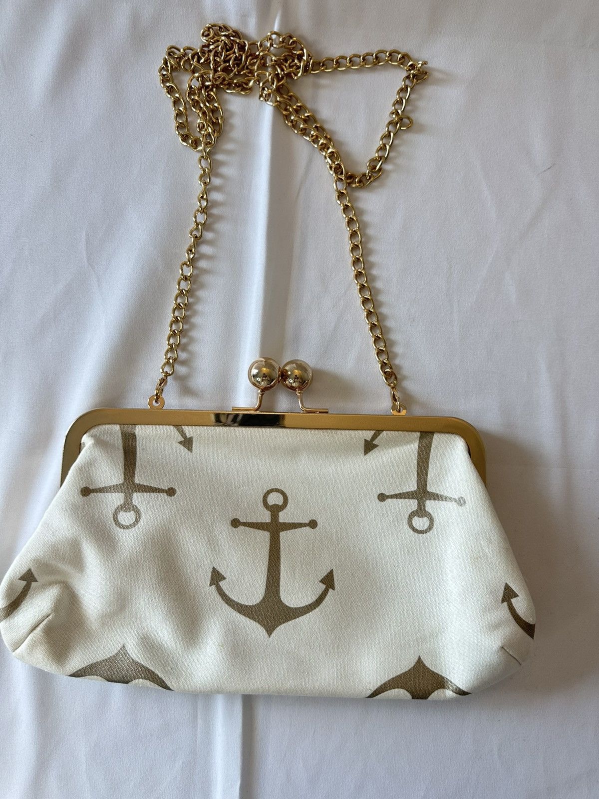 Other Donna Dixon Purse Anchor Themed Gold Chain Size ONE SIZE - 4 Thumbnail