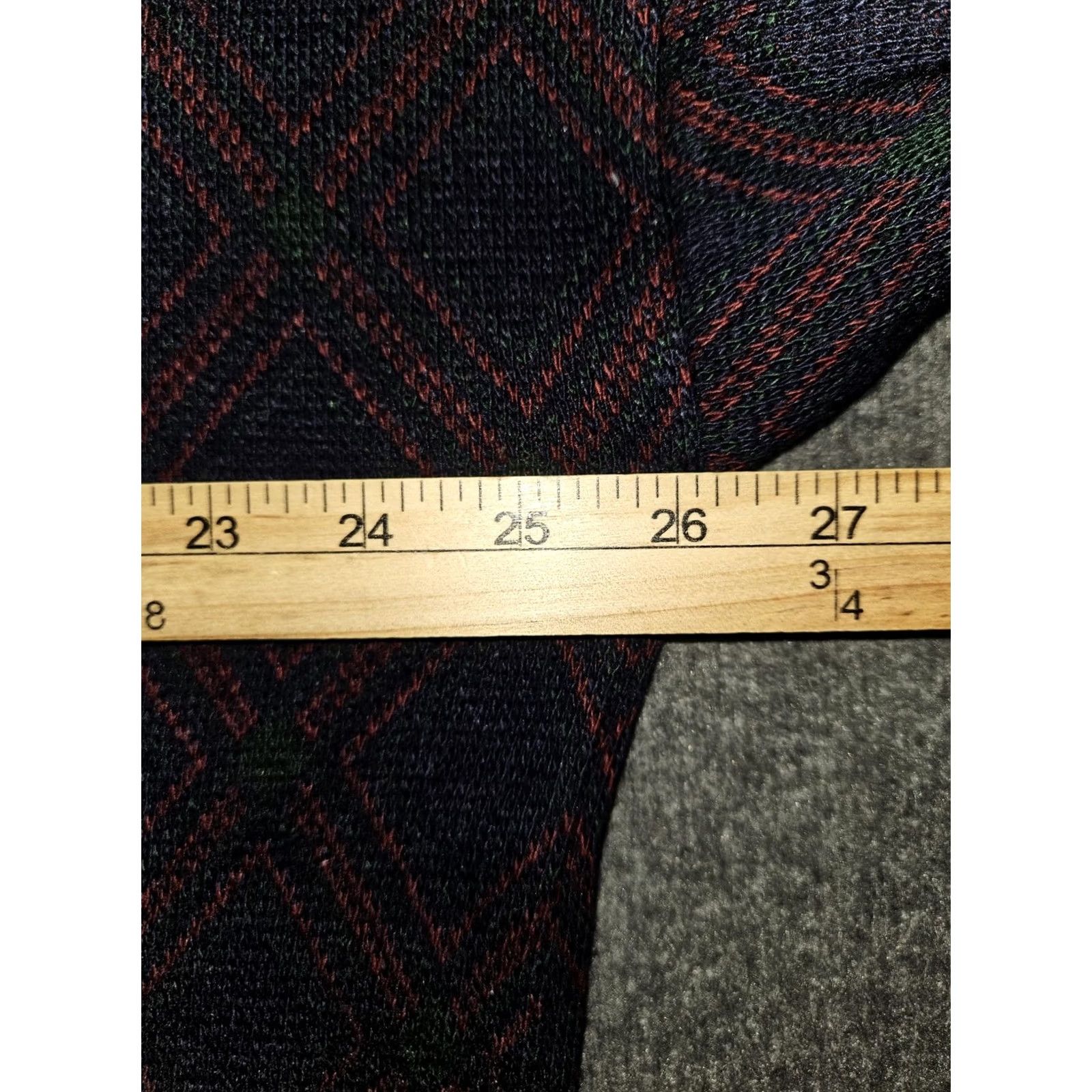 Murano VINTAGE Murano Sweater Mens XL Blue Argyle Crew Neck Wool Acrylic Pullover Italy Size US XL / EU 56 / 4 - 3 Thumbnail