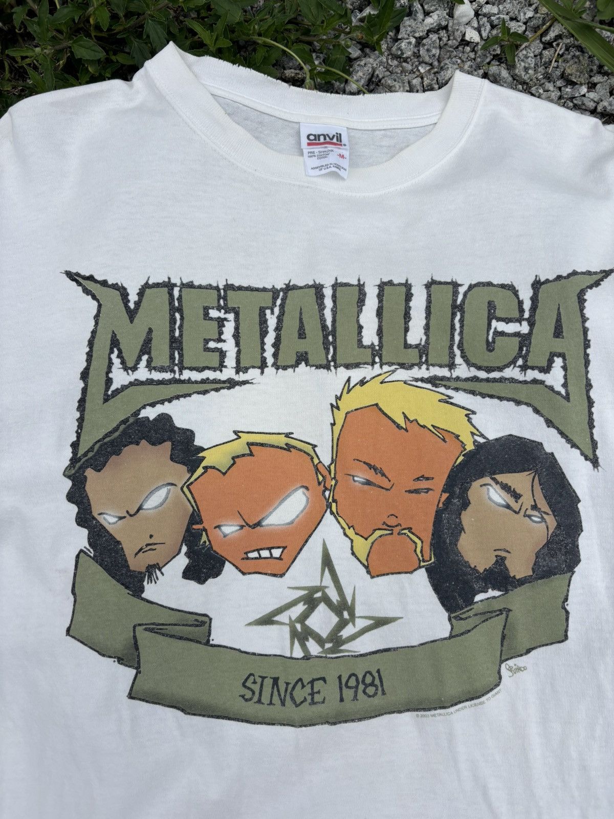 Metallica Vintage Metallica World Tour 2003 Tshirt Size US M / EU 48-50 / 2 - 3 Thumbnail